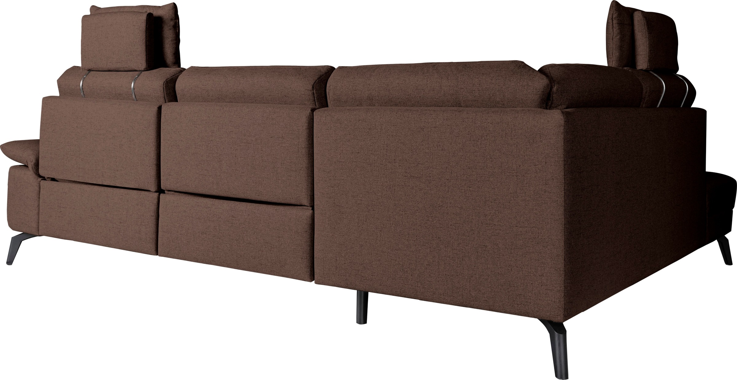alina Ecksofa, inkl. Kopfstützen, wahlweise mit Relaxfunktion, Breite: 267 cm