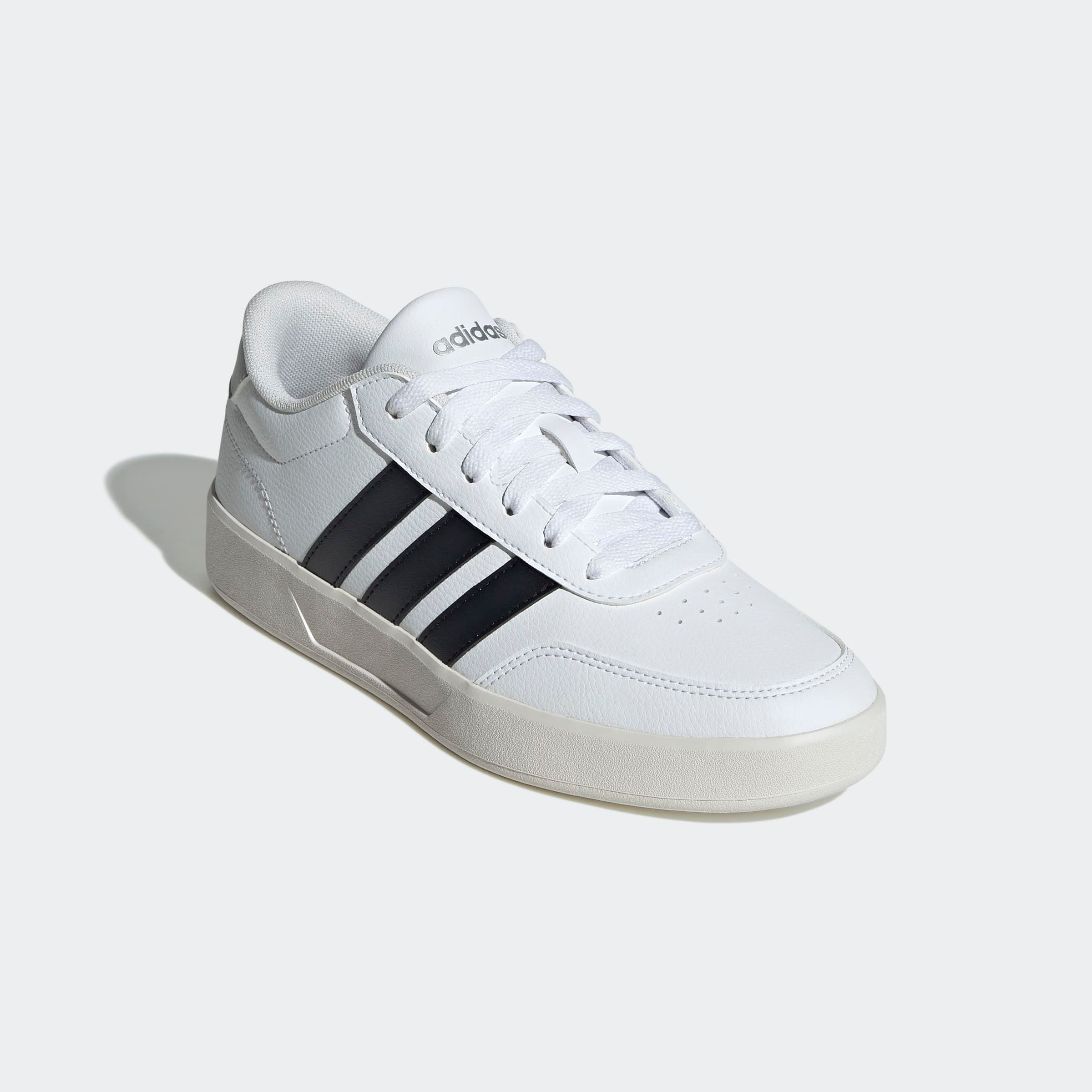 adidas Sportswear, Damen, Sneaker »BREAKNET 3.0«, Cloud White / Core Black / Silver Metallic, 39, Cloud White / Core Black / Silver Metallic, Cooler, 