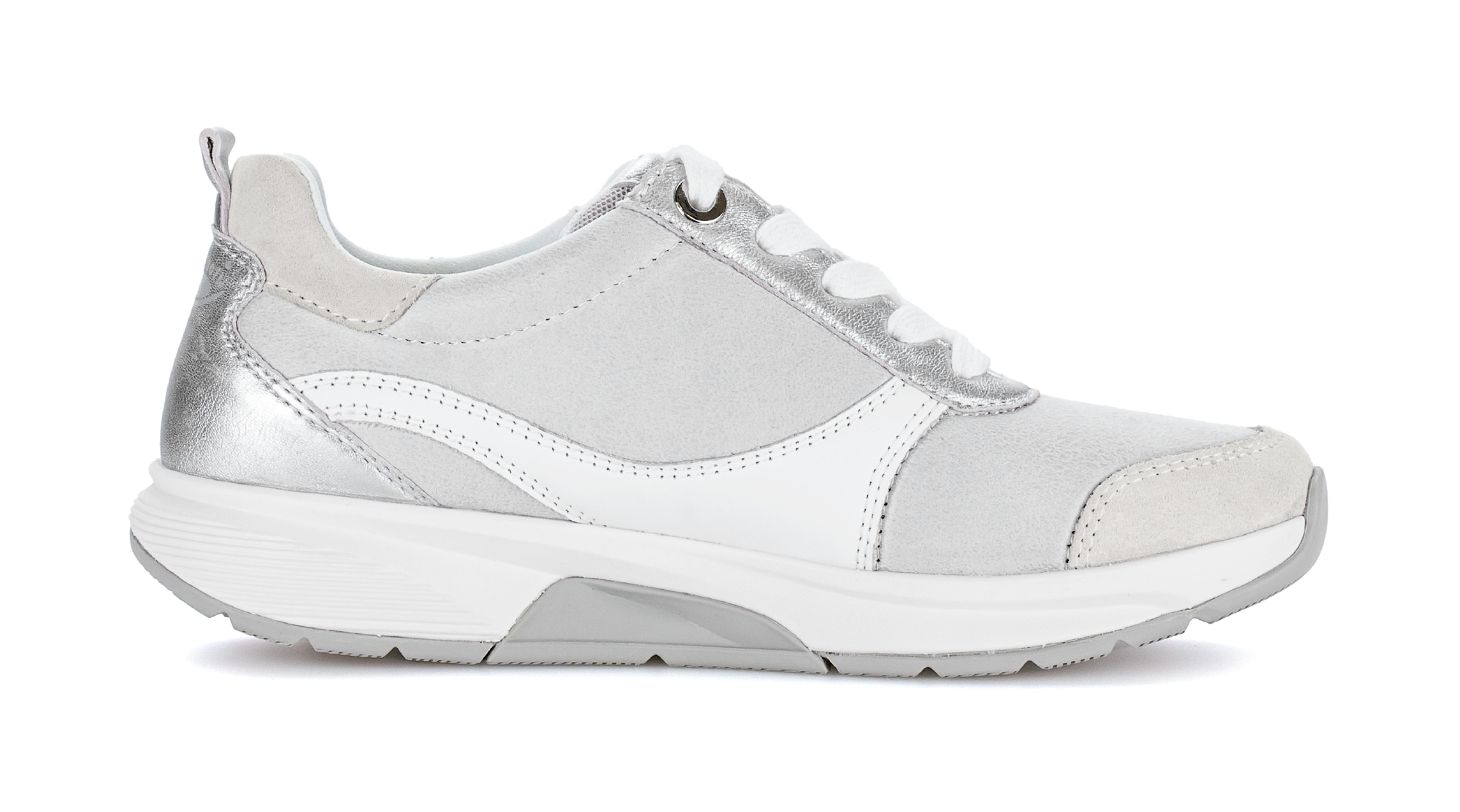 rollingsoft Plateausneaker  , Freizeitschuh, Halbschuh, Schnürschuh mit Kontrastbesatz, G-Weite