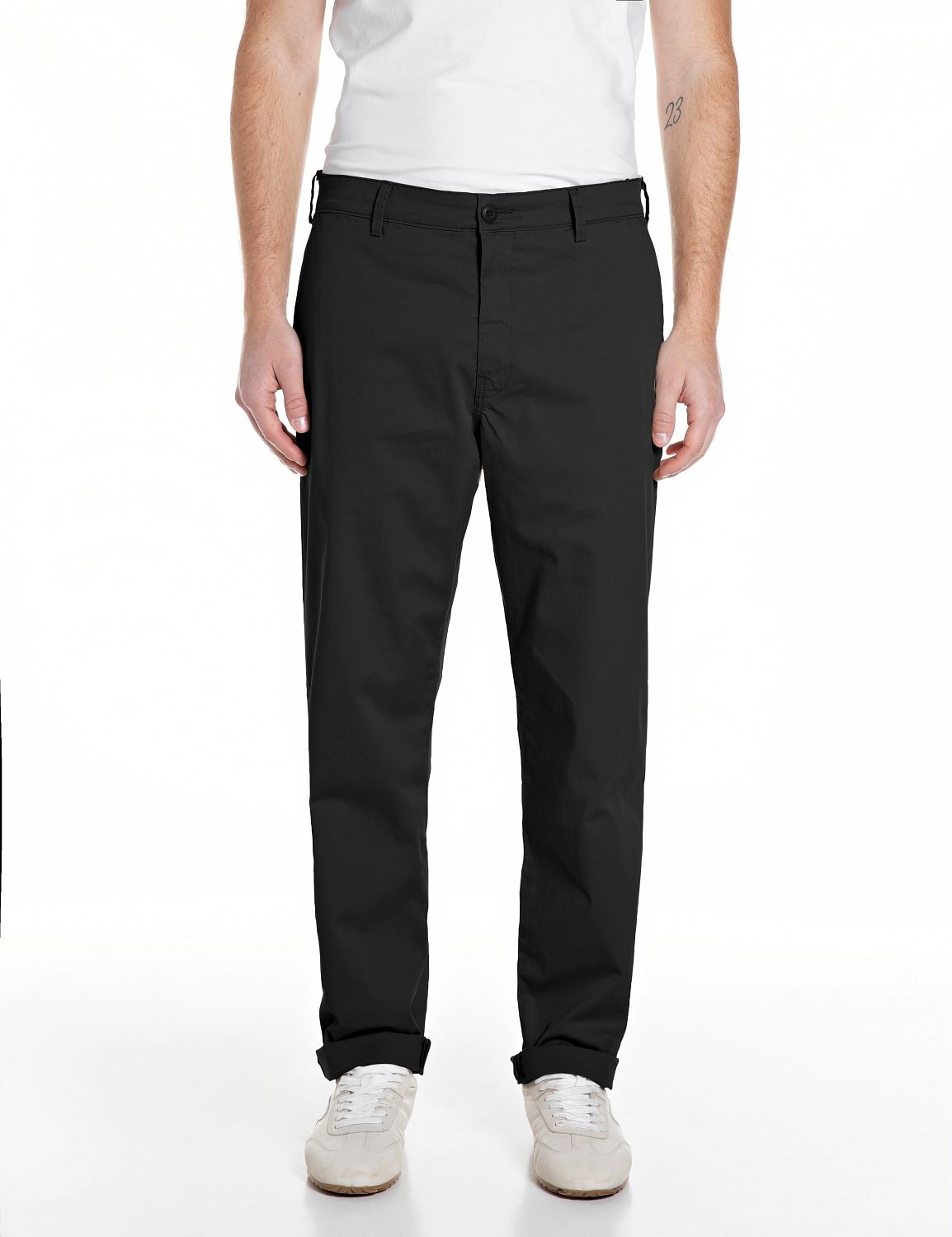 Replay Chinohose »Adhann«  in regulärer Passform, krempelbar