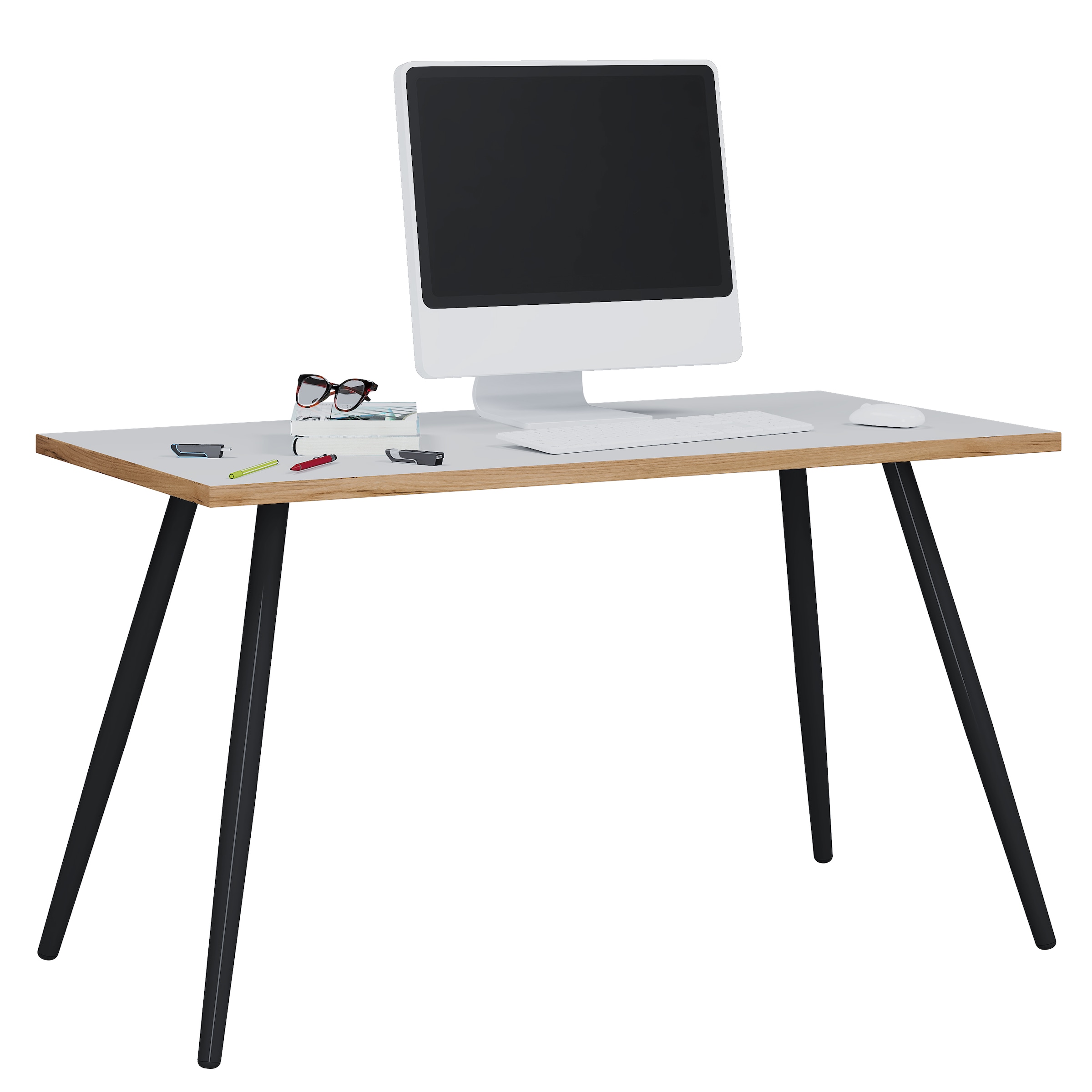 VCM Schreibtisch »Schreibtisch Bürotisch Computertisch Salia 138x80« 1 Stk. tlg.