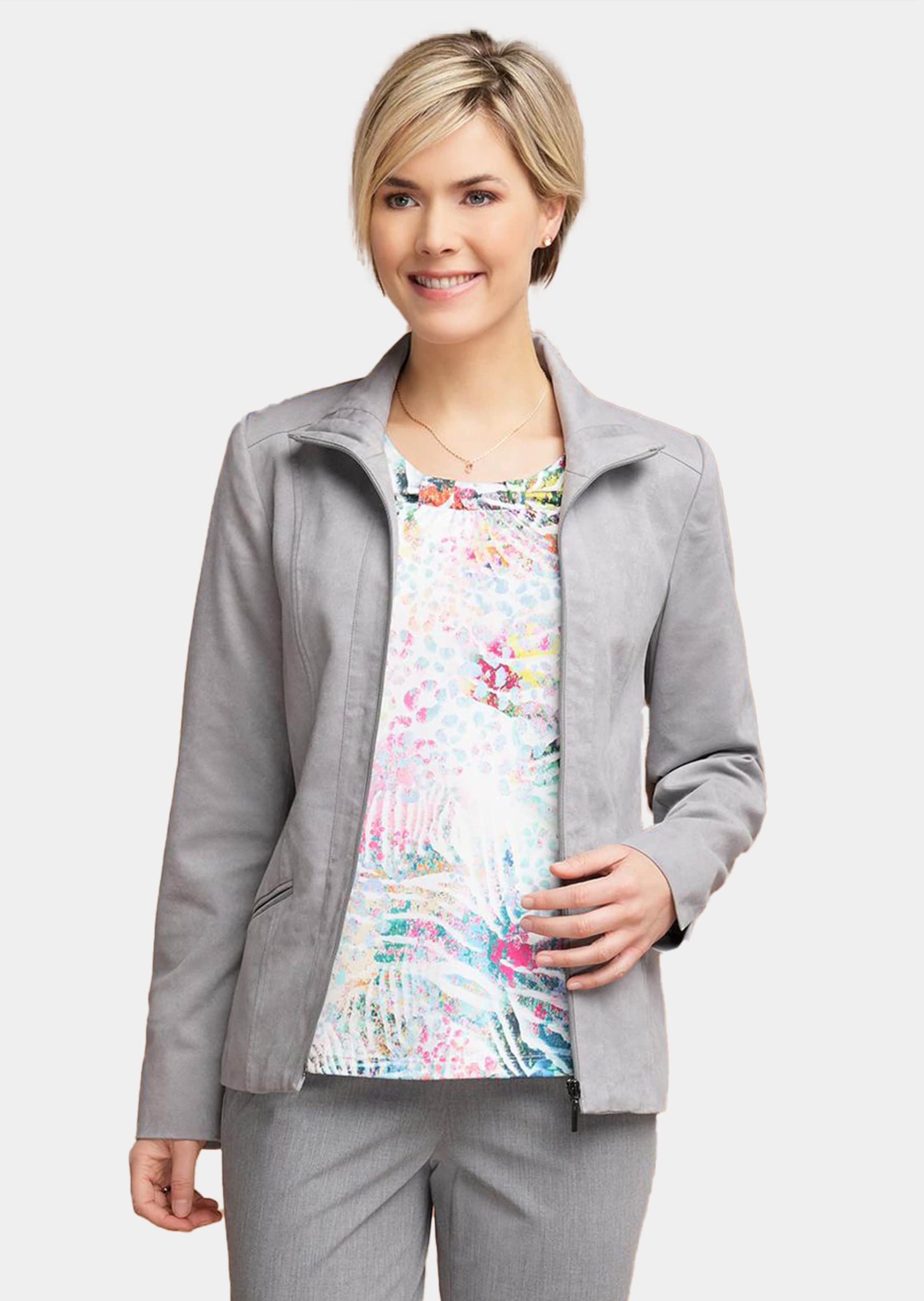 GOLDNER Kurzjacke »Pflegeleichte Lederimitatjacke«