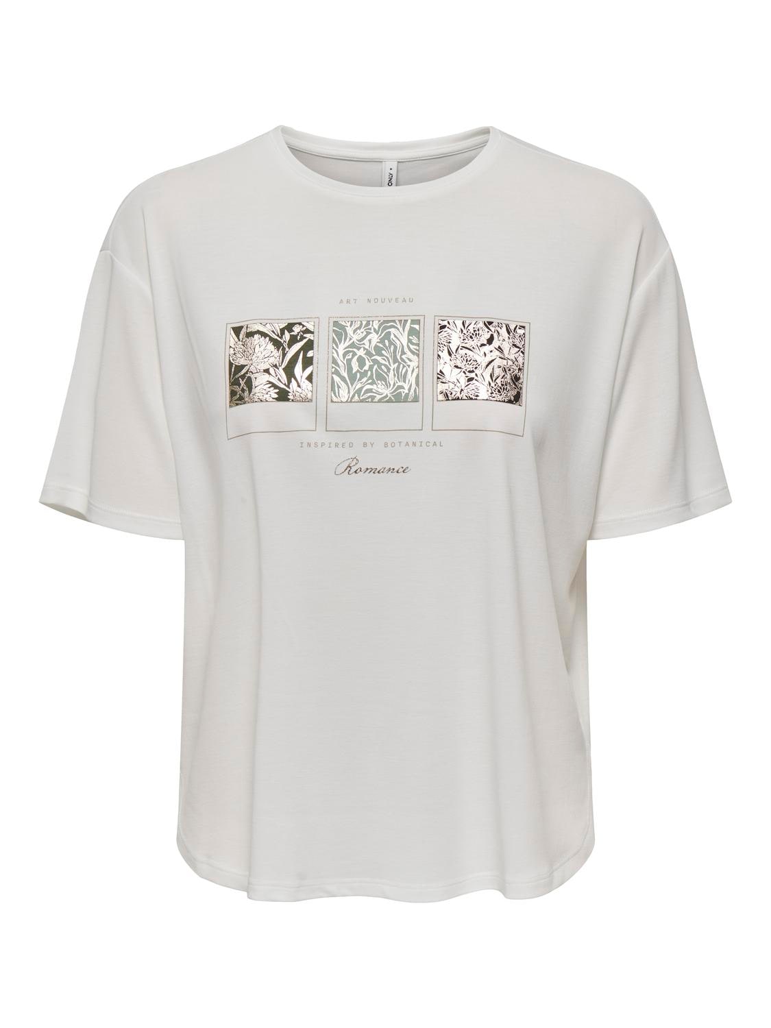 ONLY Kurzarmshirt »ONLFREE LIFE S/S BOTANICAL TOP BOX JRS«