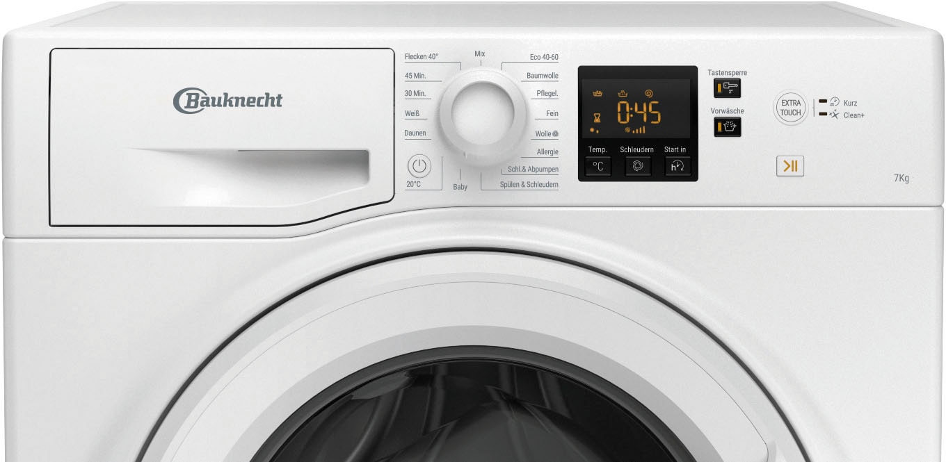 BAUKNECHT Waschmaschine 7 WBP Garantie 1400 kg, U/min »WBP mit XXL 714 Jahren 714 3 C«, C