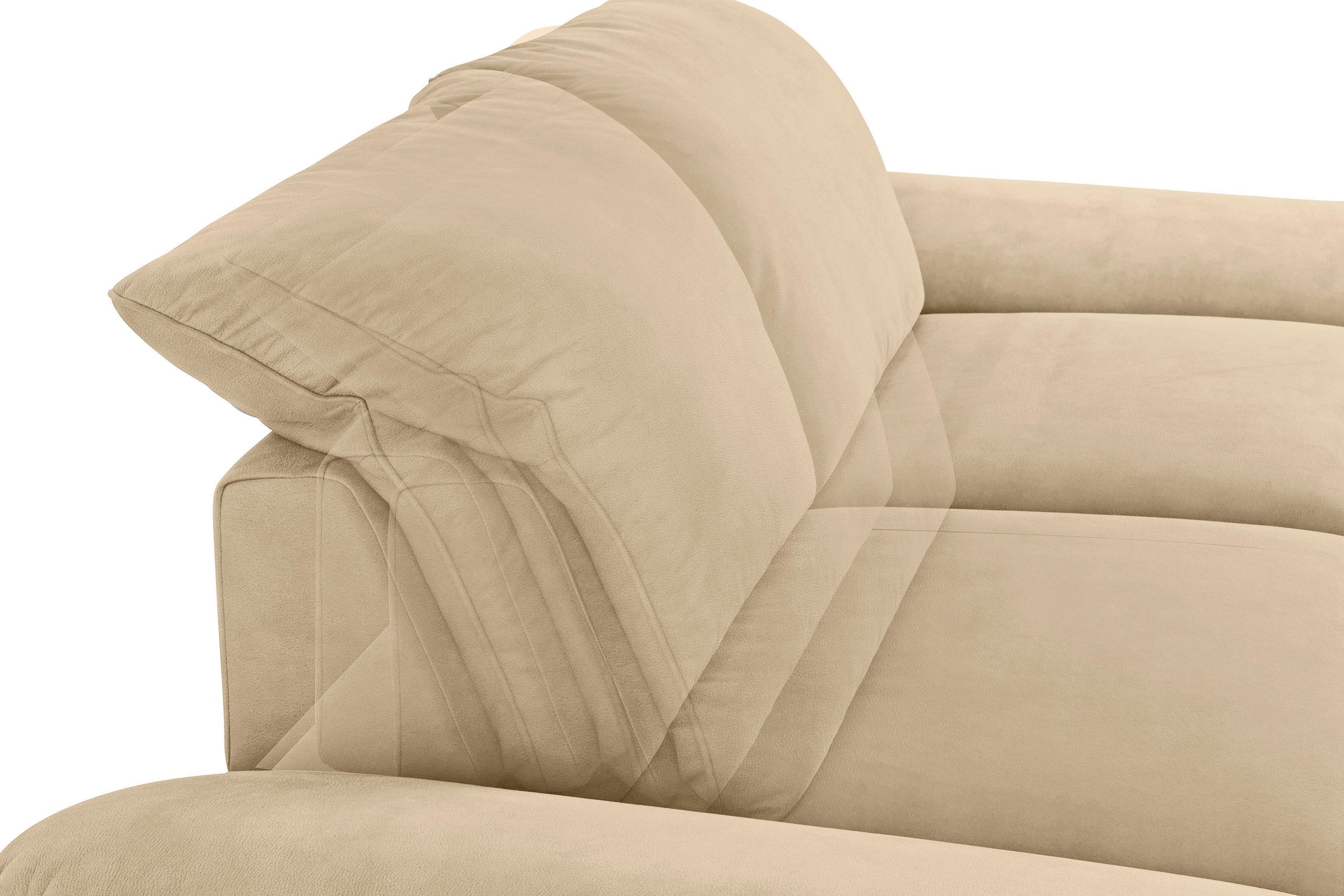W.SCHILLIG 2,5-Sitzer »enjoy&MORE«, mit Sitztiefenverstellung, Füße silber matt, Breite 232 cm