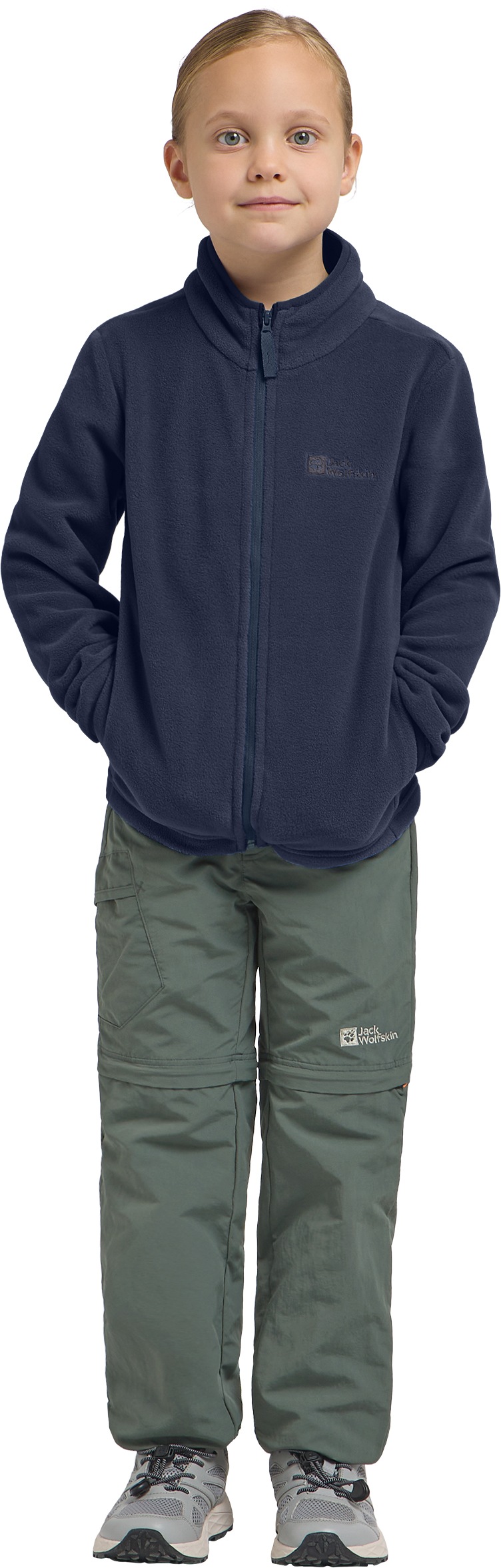 Jack Wolfskin Fleecejacke »TAUNUS JACKET K«, Winddicht, atmungsaktiv, Übergangsjacke
