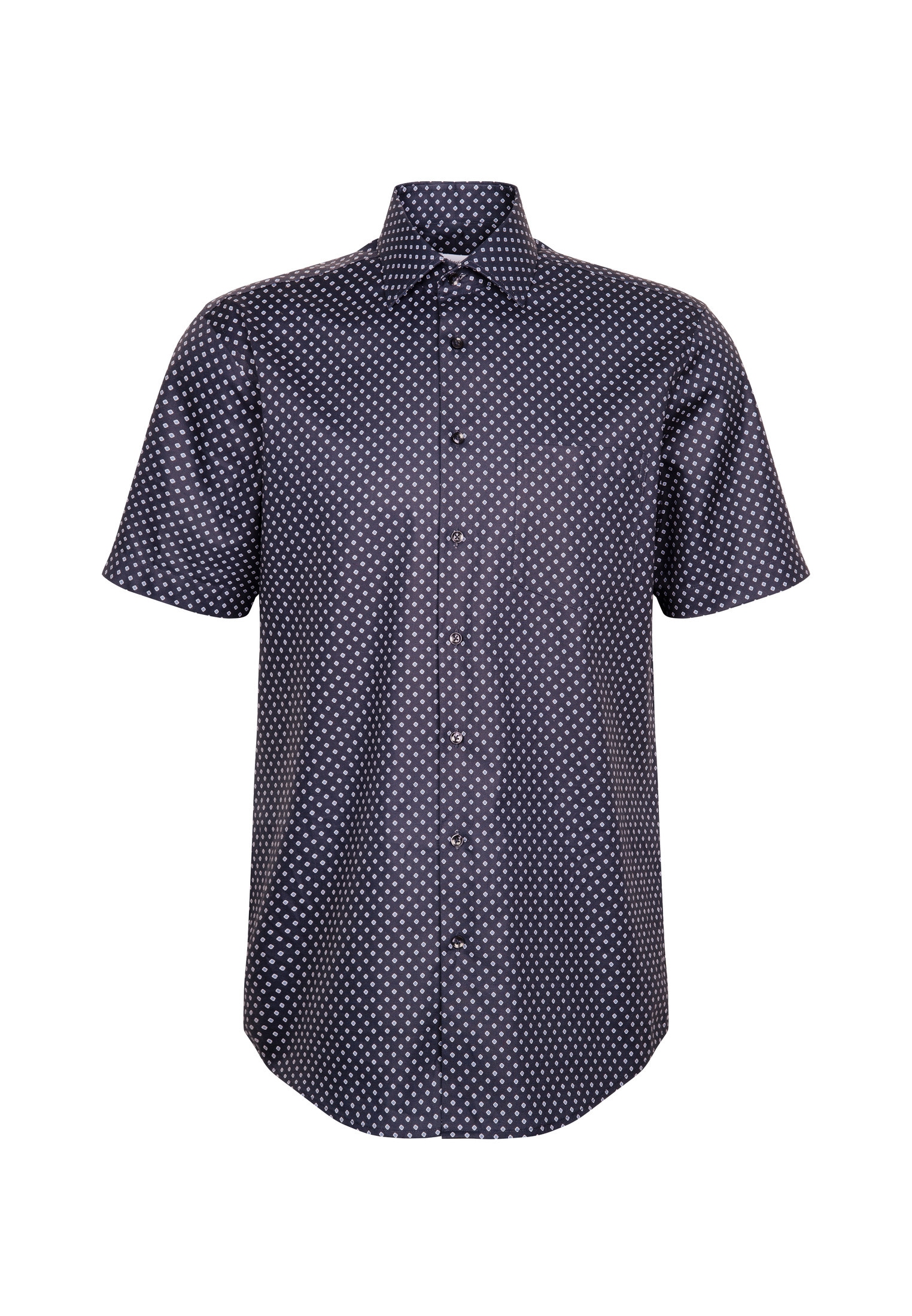seidensticker Businesshemd »Regular« Regular 1/2 Kentkragen Druck
