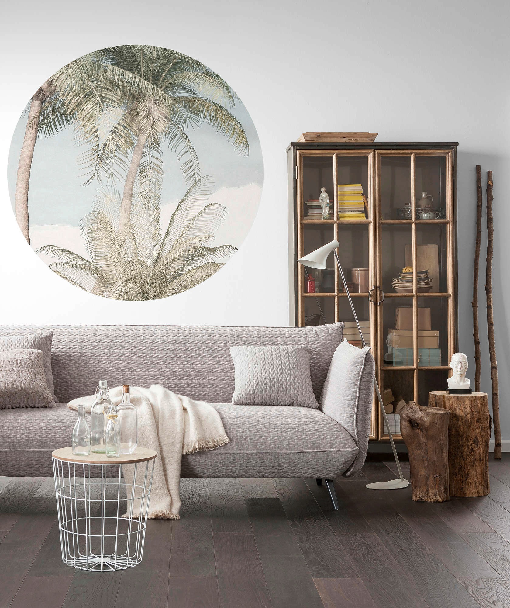 Komar Vliestapete »Vlies selbstklebend - Hush - Größe 125 x 125 cm«, bedruckt, Wohnzimmer, Schlafzimmer