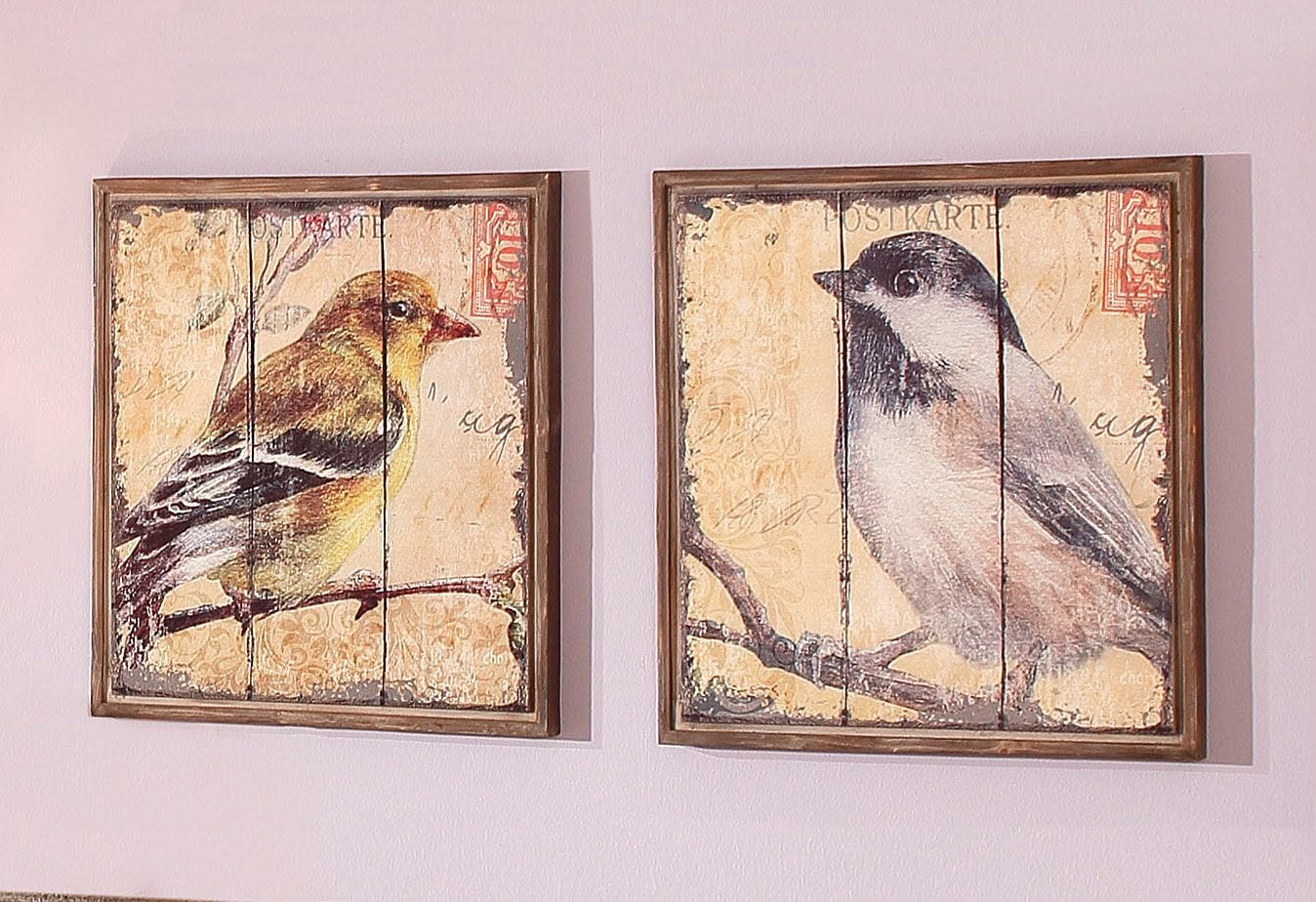 HOFMANN LIVING AND MORE Bild »Vogel«, (Set), Tiermotiv (Set, 2 St.) auf  Raten kaufen