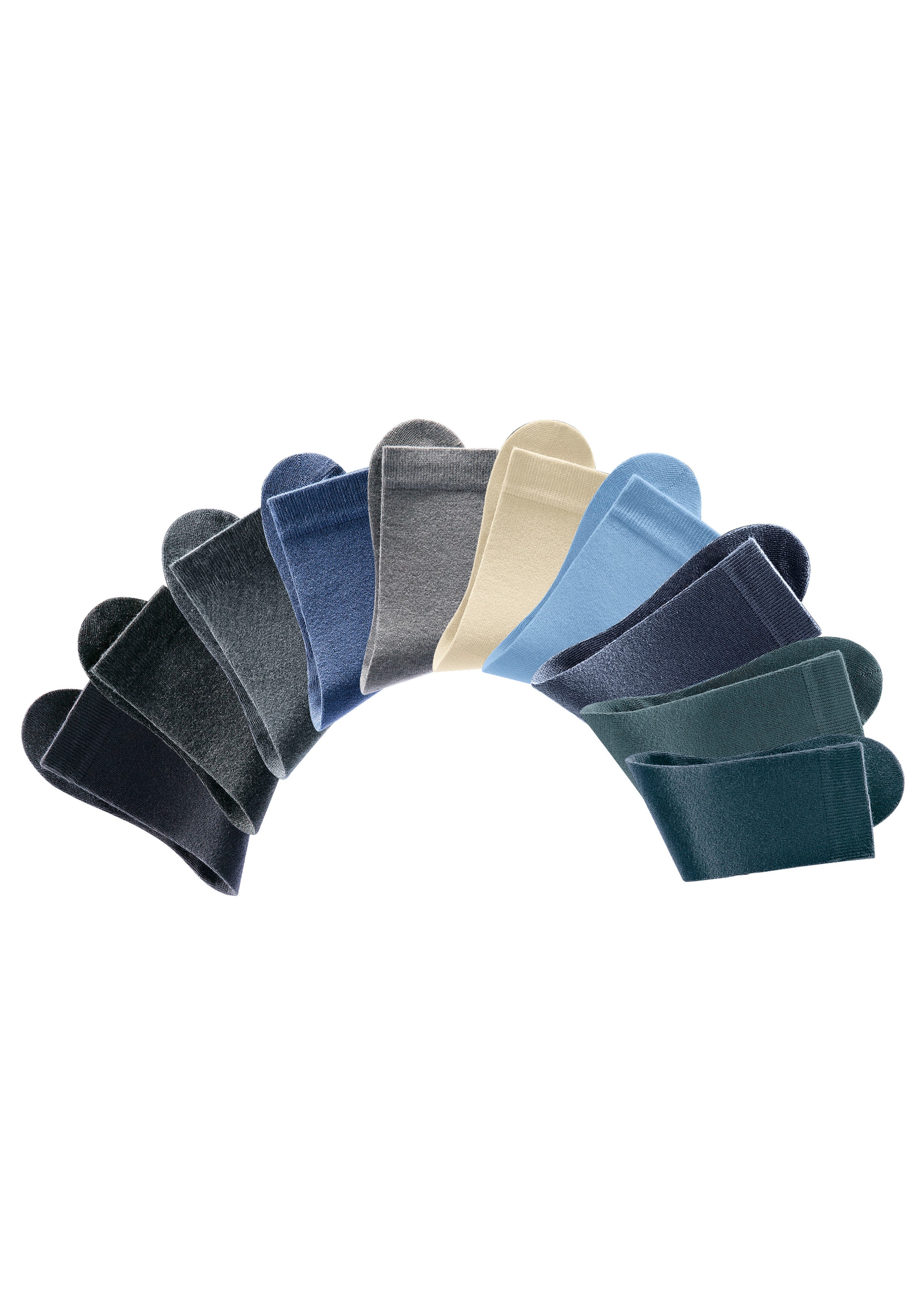 Go in Basicsocken, (Box, 20 Paar), in der großen Big-Box