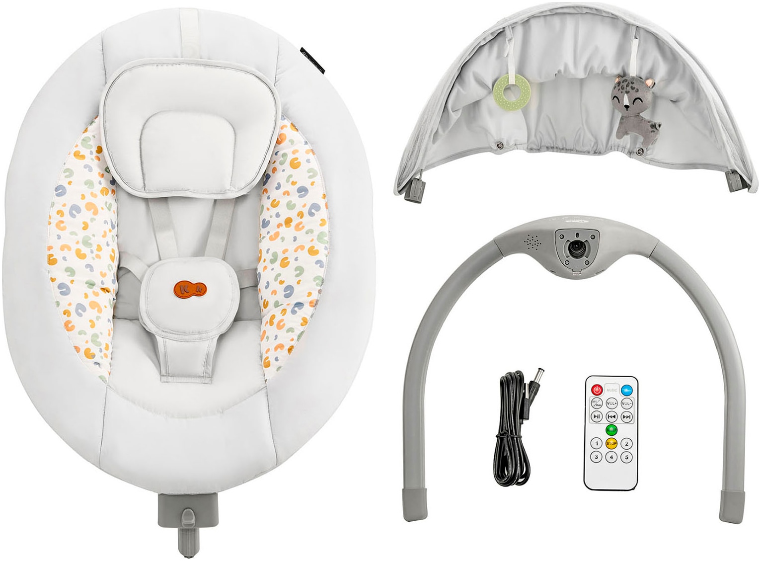 Kinderkraft Babywippe »LUMI 2« bis 9 kg