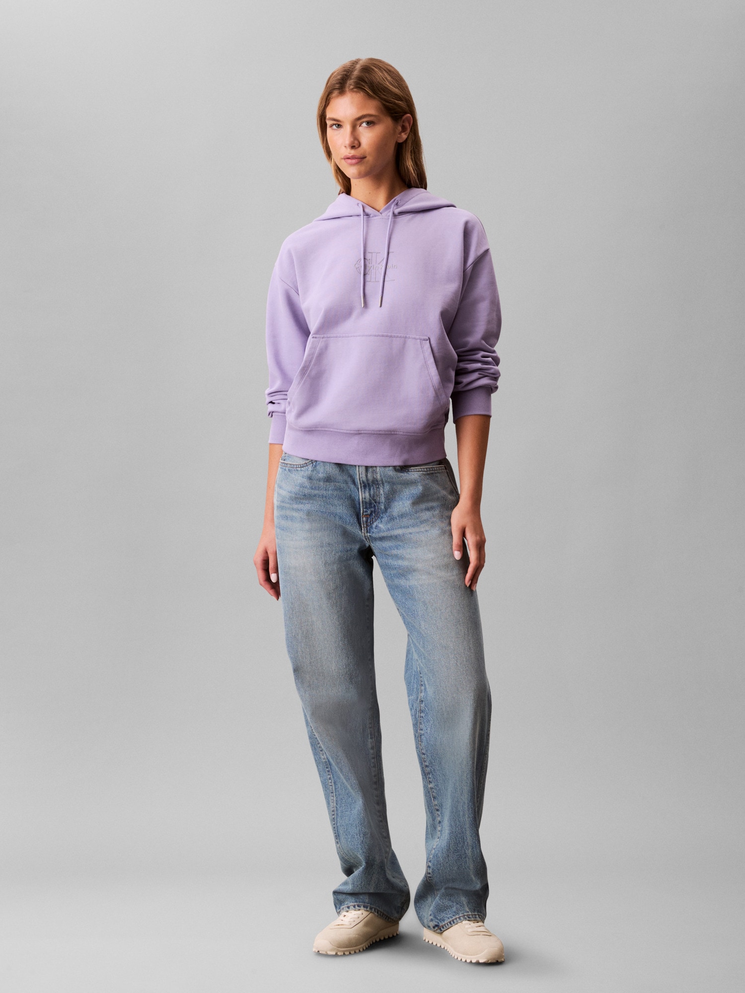 Calvin Klein Jeans Sweatshirt , Kapuze mit Kordelzug, regular fit, Logodruck
