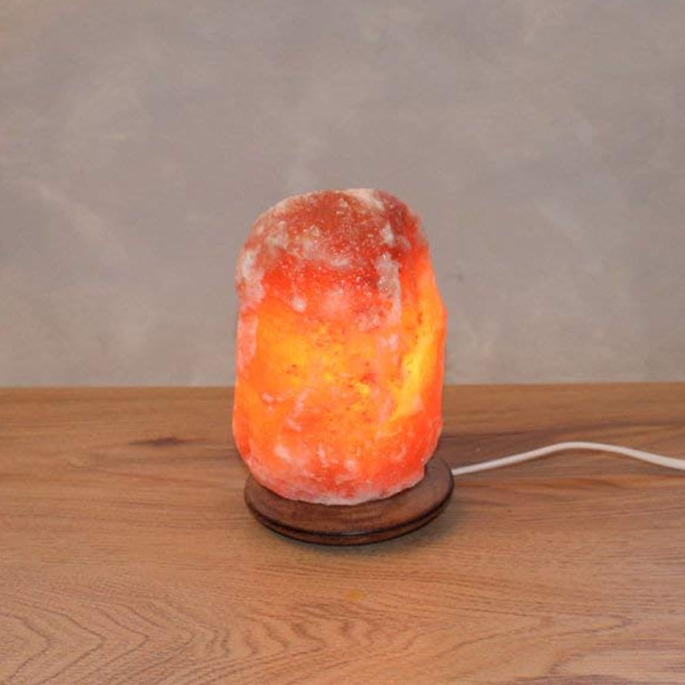 HIMALAYA SALT DREAMS Salzkristall-Tischlampe jeder ein XXL mit online Stein kaufen Garantie aus - | ca.1,7 kg Handgefertigt »Rock«, 3 Salzkristall Unikat, Jahren