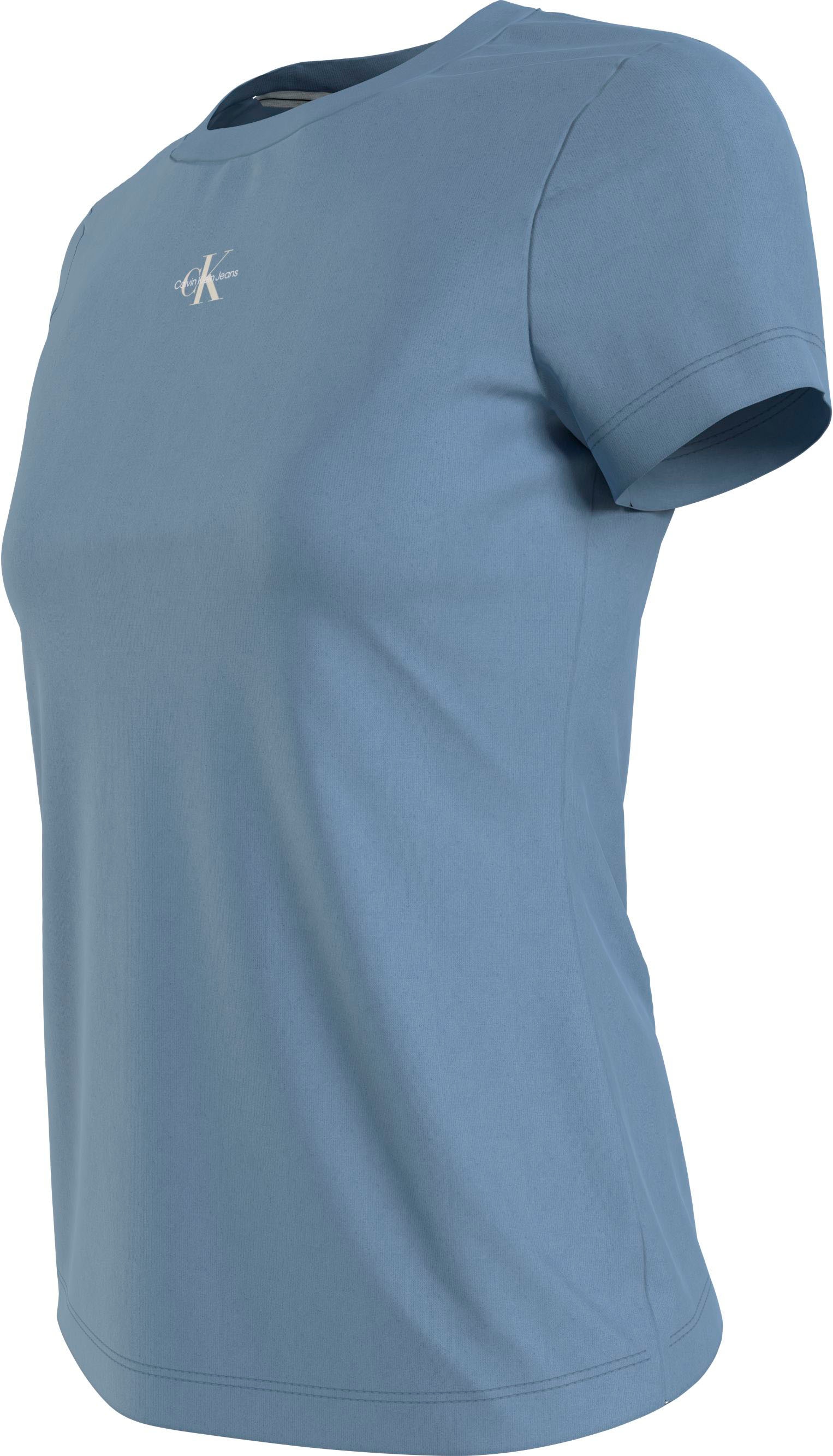 Calvin Klein Jeans T-Shirt »MICRO MONOLOGO SLIM FIT TEE«, mit  Rundhalsausschnitt bei ♕