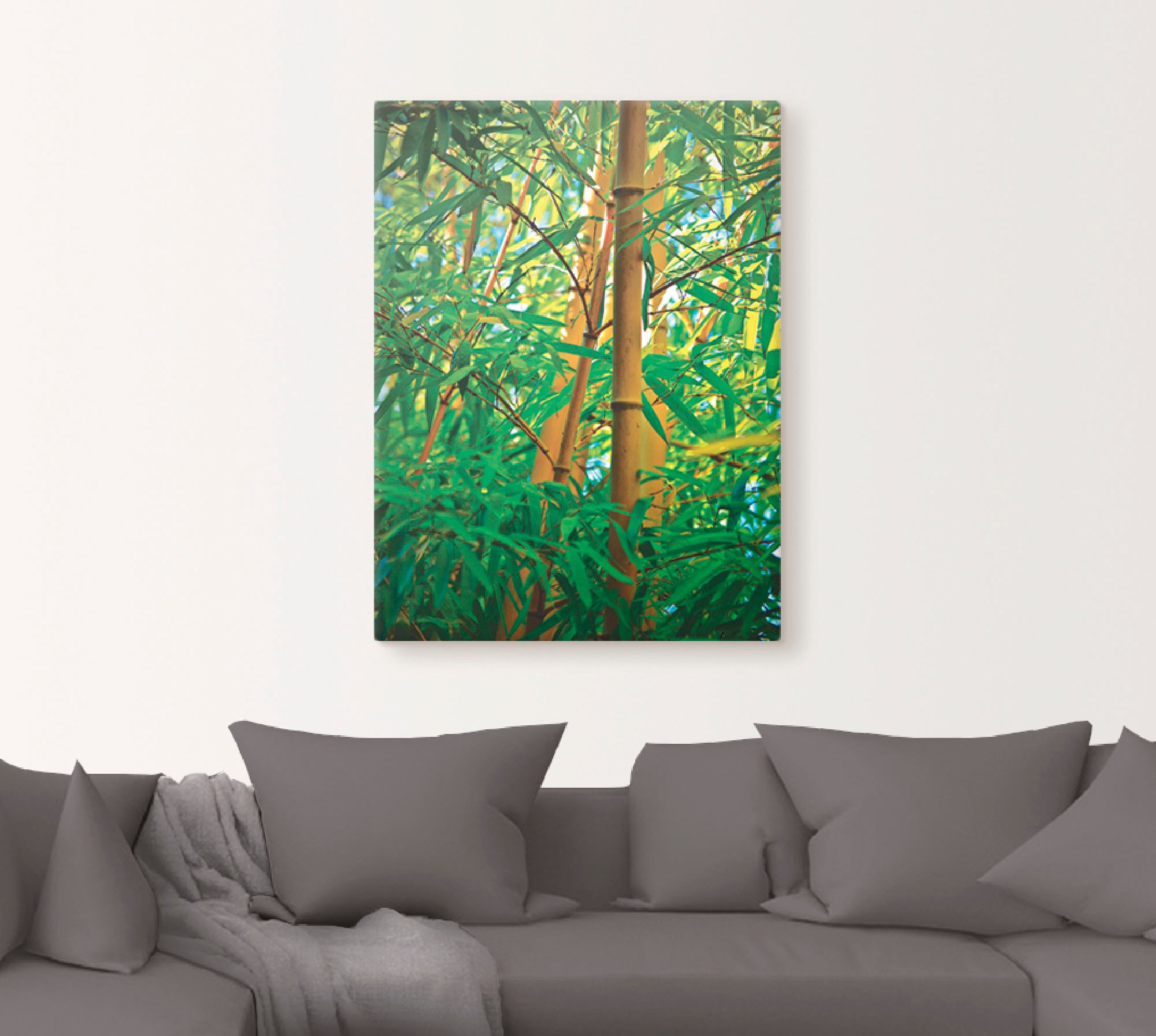Artland Wandbild »Bambus IV«, Gräser, (1 St.), als Leinwandbild, Wandaufkleber oder Poster in versch. Größen