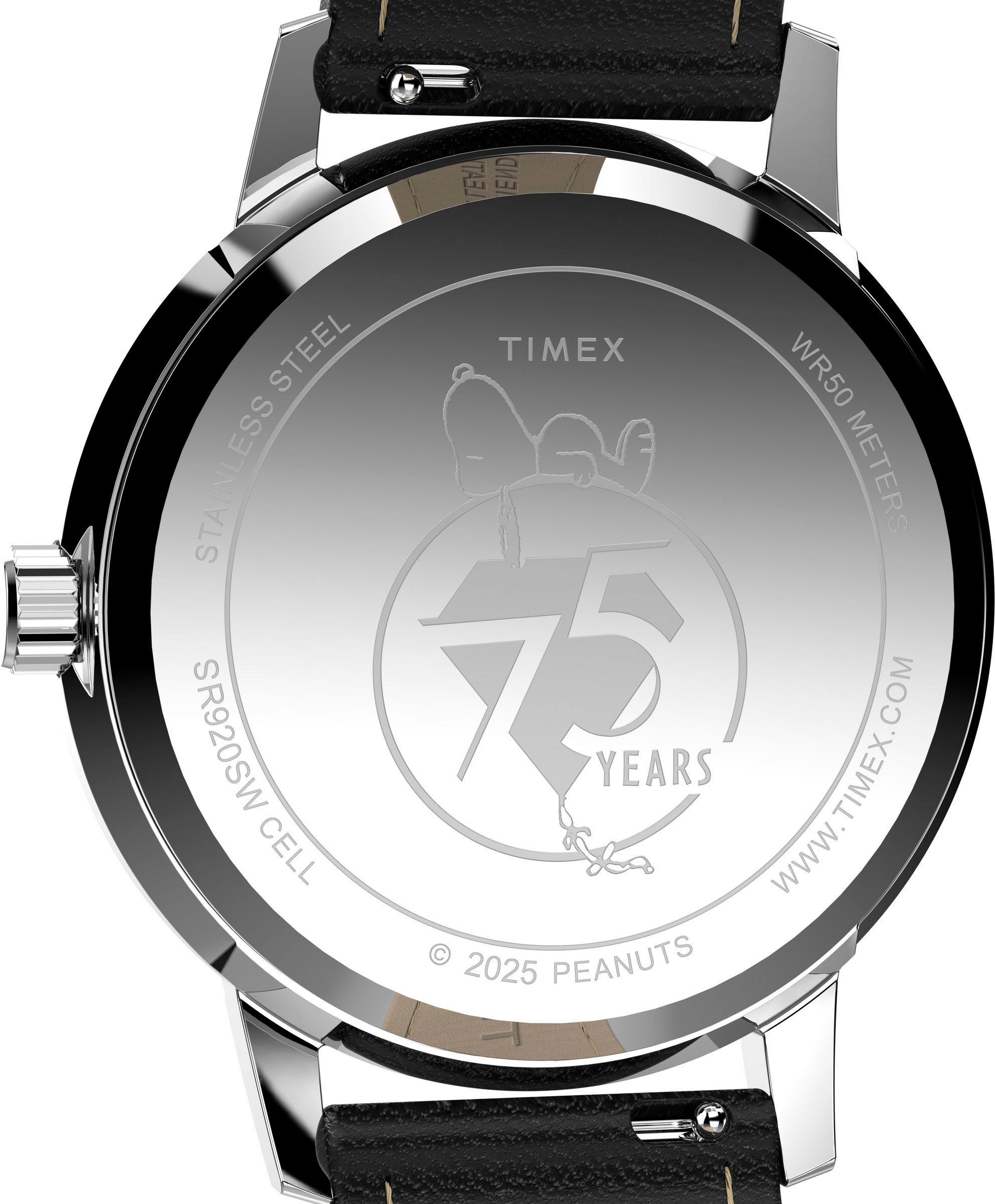 Timex Quarzuhr »PEANUTS MARLIN« Armbanduhr, Herrenuhr, Damenuhr,Lederarmband