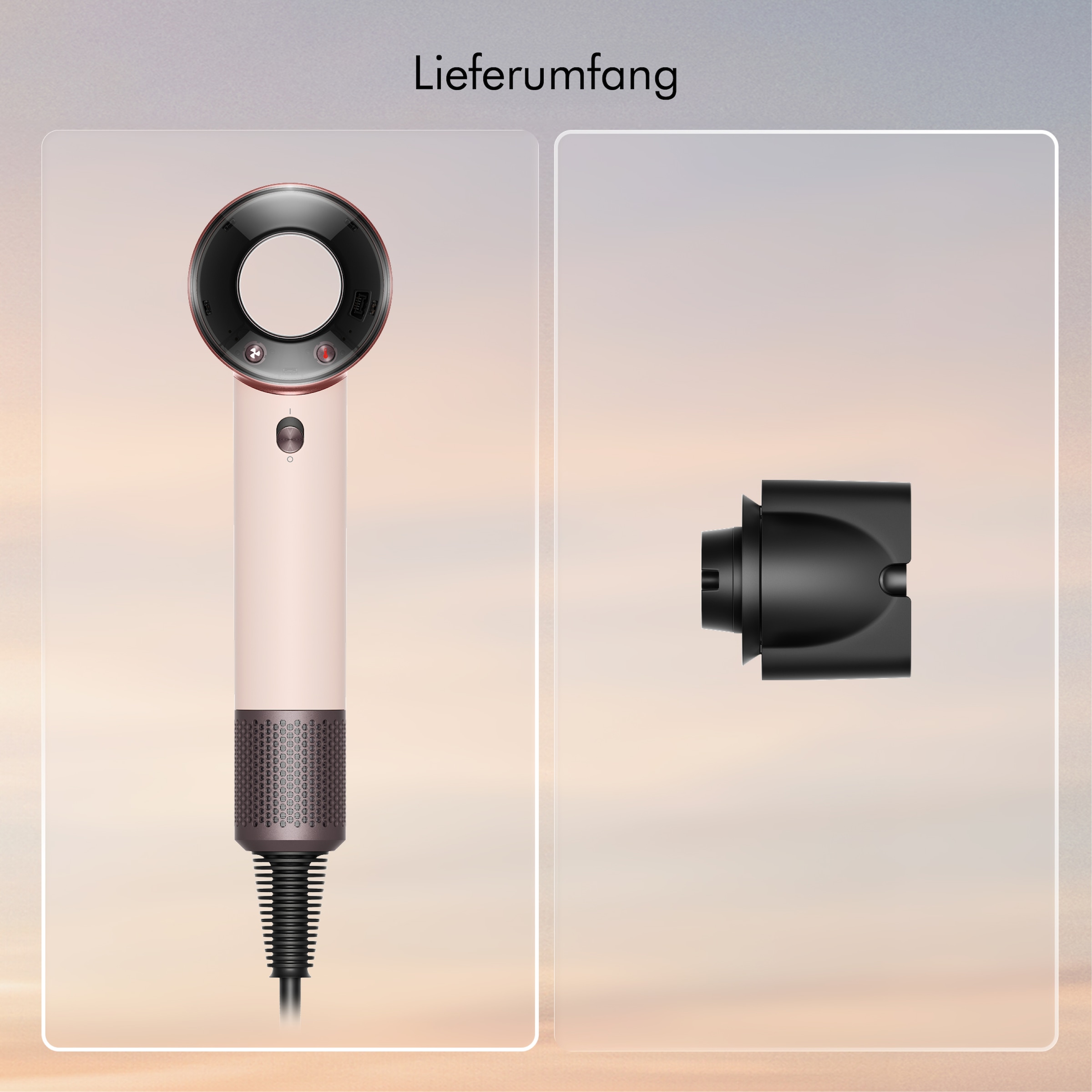 DYSON Haartrockner »Supersonic™ Travel« 1.200 W 1 Aufsätze perfekt für unterwegs, intelligente Temperaturregulierung
