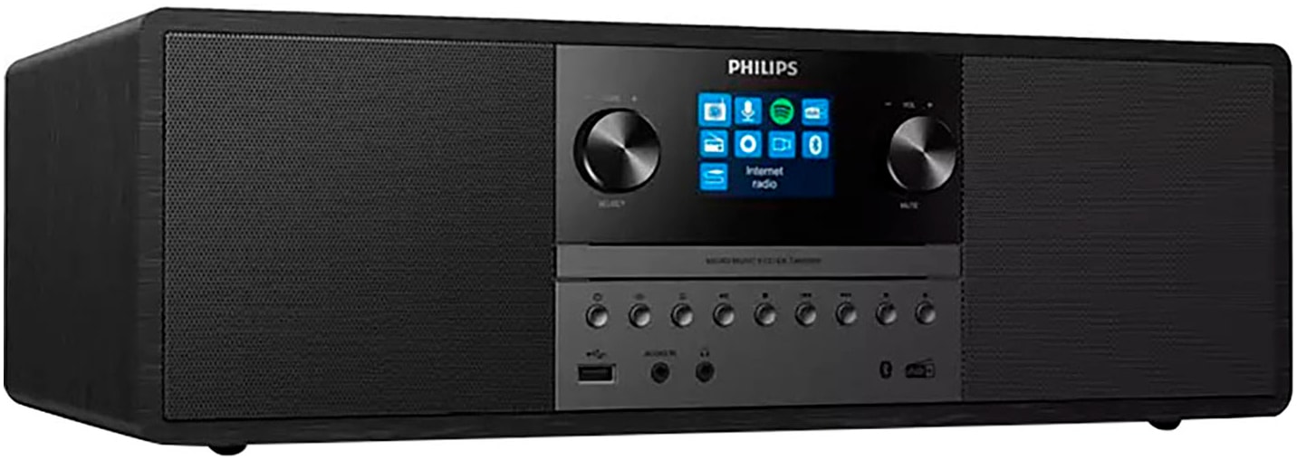 Philips Stereoanlage »TAM6805«, (Bluetooth-A2DP Bluetooth-AVRCP Bluetooth-WLAN Digitalradio (DAB+)-Internetradio 50 W)