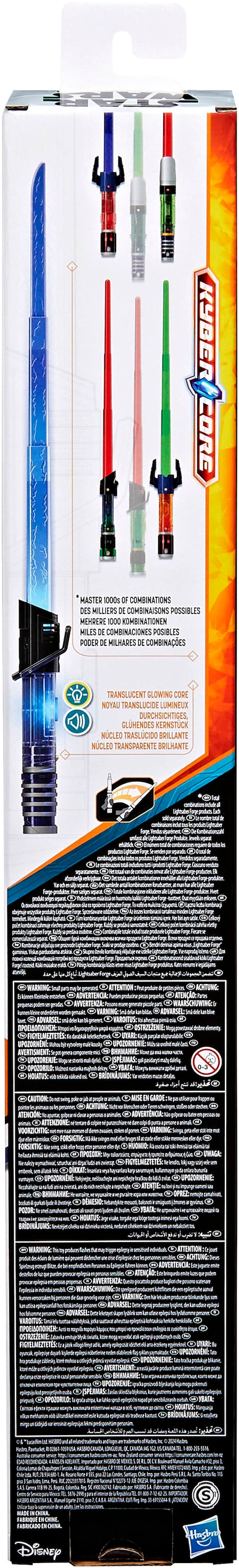 Hasbro Lichtschwert »Star Wars Lightsaber Forge Kyber Core Darksaber«, elektronisches Lichtschwert; mit Licht und Sound