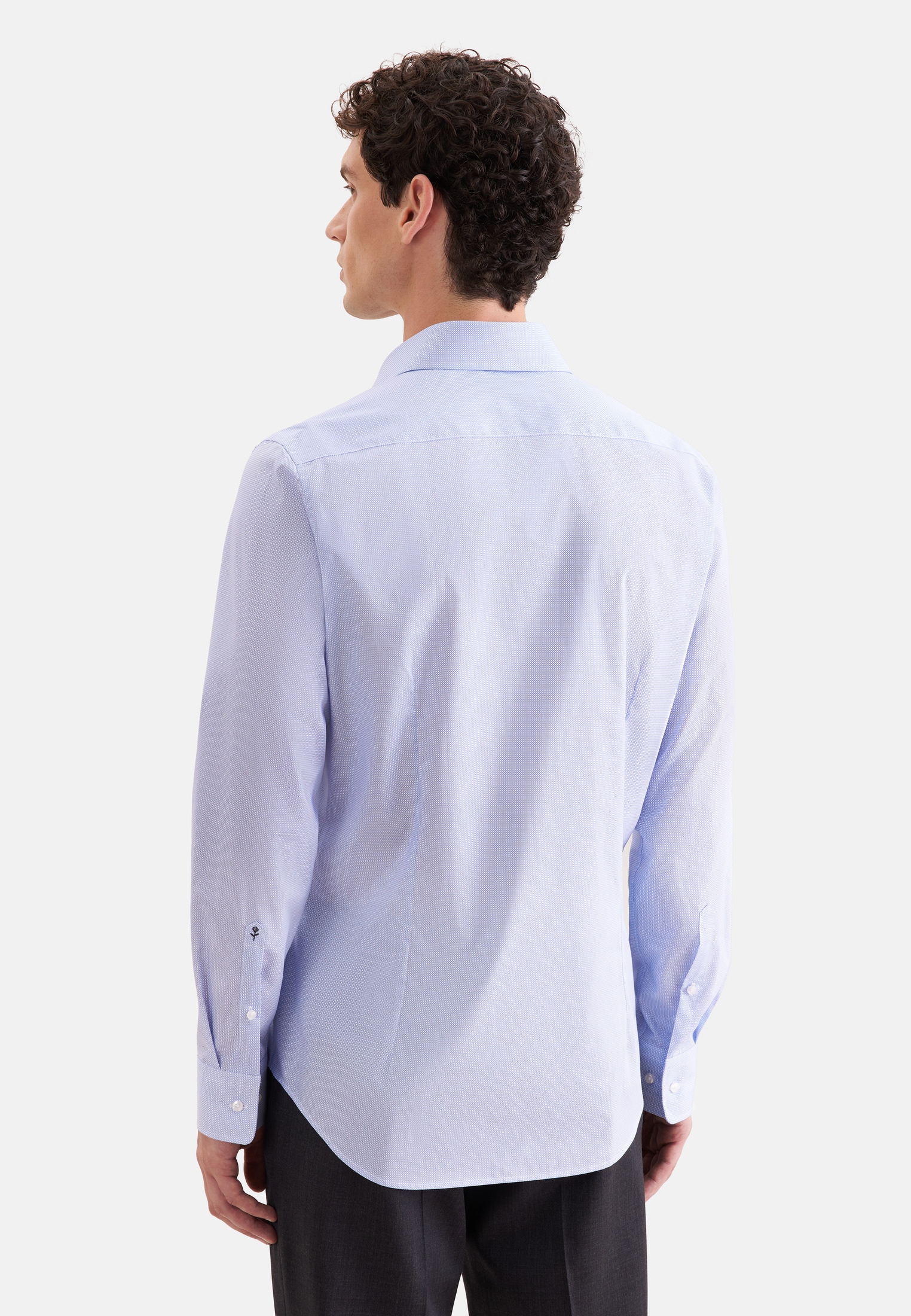 seidensticker Businesshemd »Schwarze Rose« Shaped 1/1 Kentkragen Druck