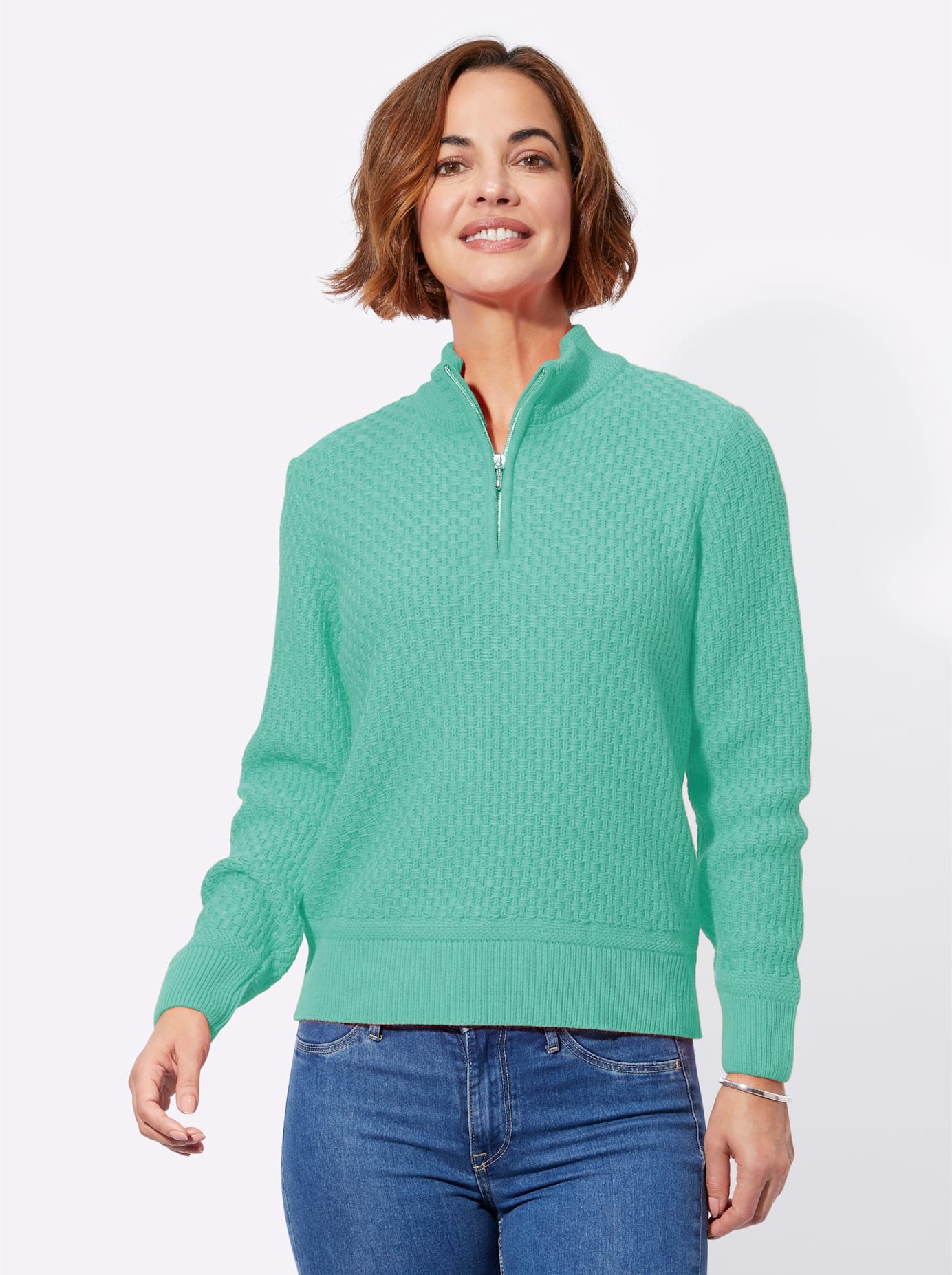 Classic Basics Stehkragenpullover »Pullover«