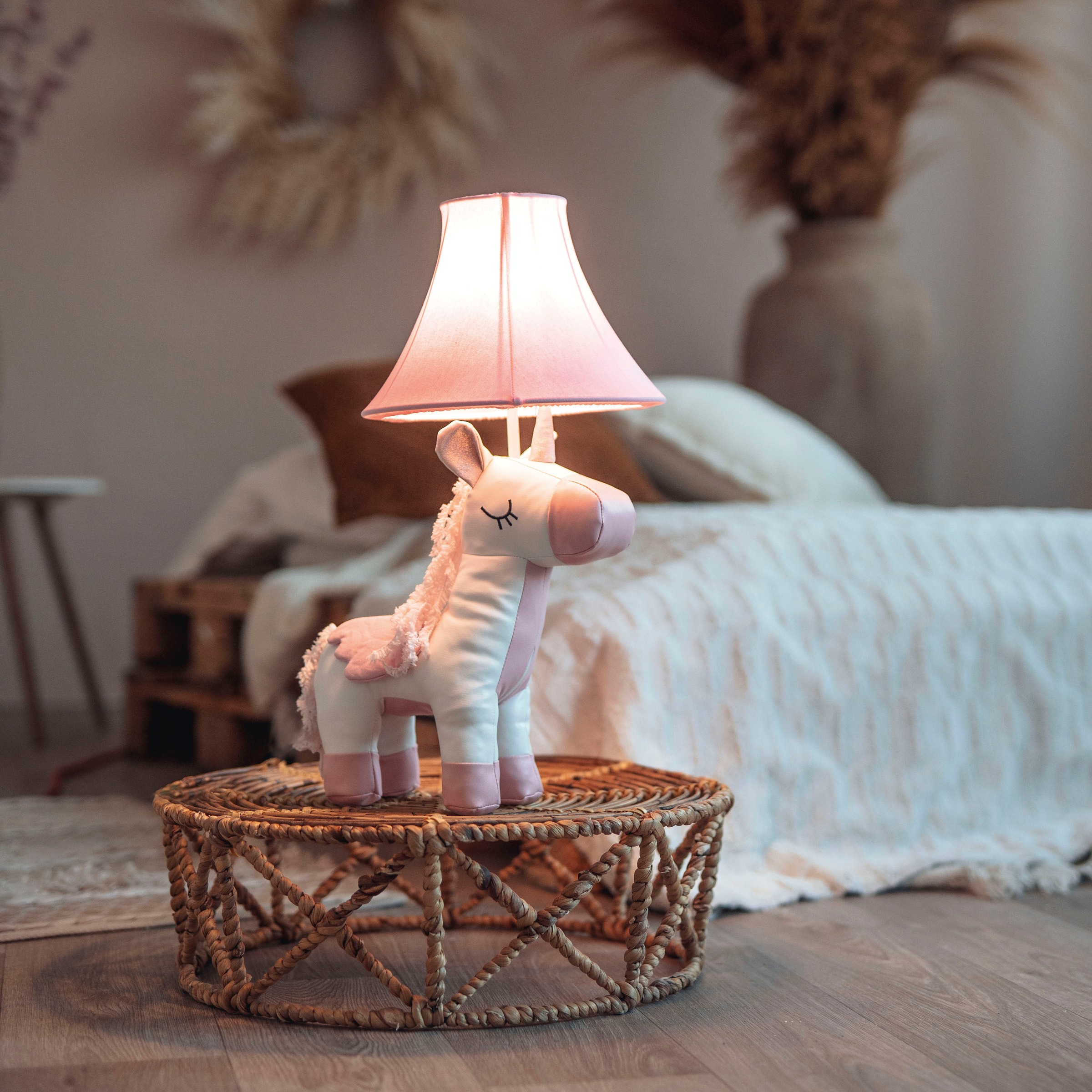 Happy Lamps for smiling eyes LED Tischleuchte »Elsa das Einhorn«, 1 flammig, Leuchtmittel GU 5,3 | LED fest integriert, Hochwertig, Einzigartig, Tiermotiv