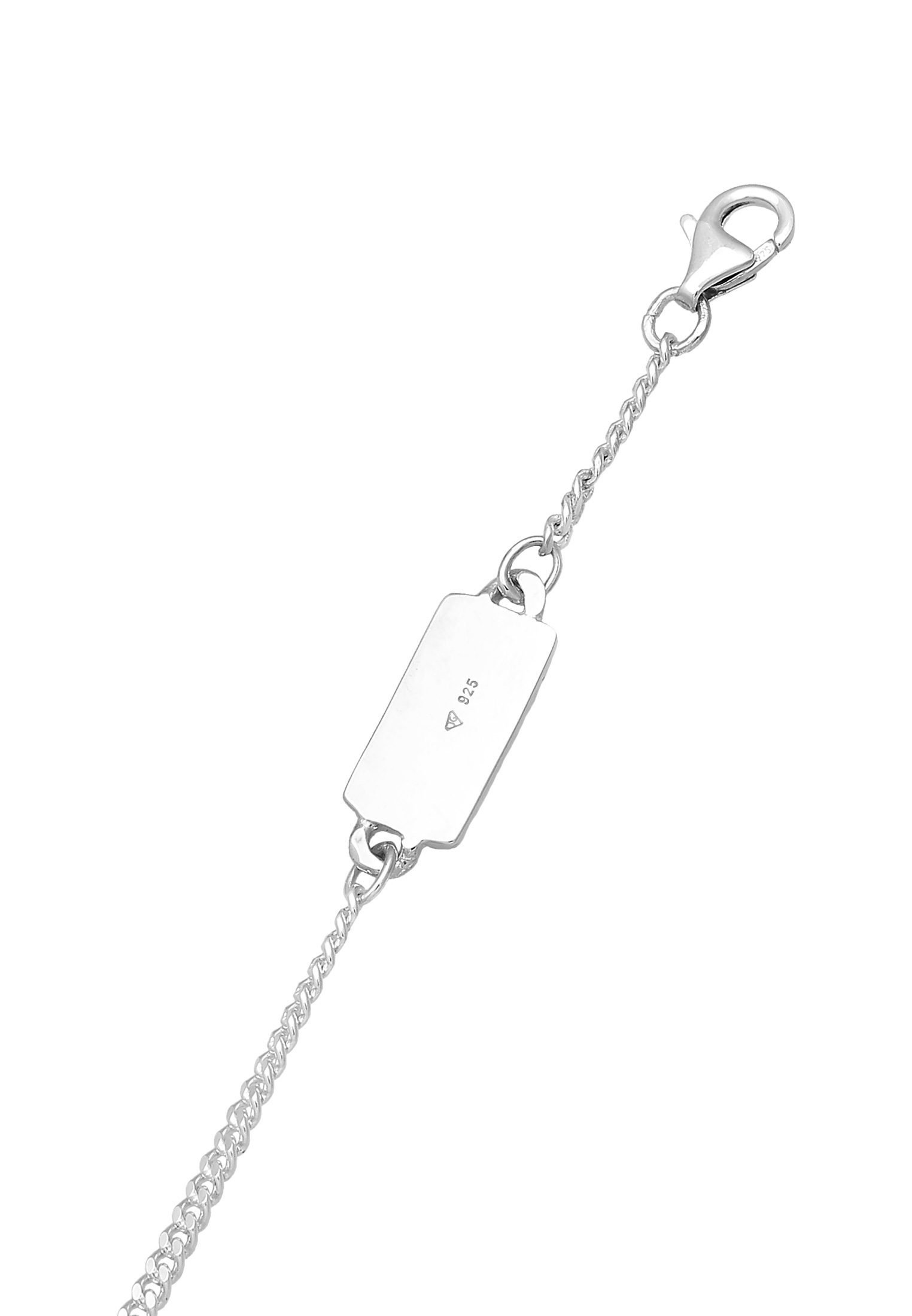 Kuzzoi Silberkette »Halskette Blitz Emaille Look 925 Silber«