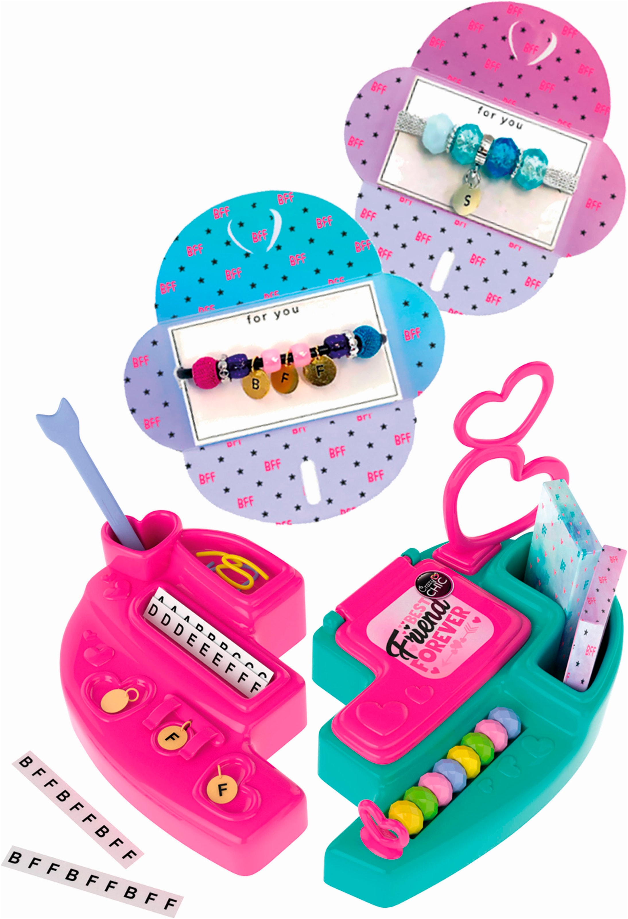 Clementoni® Kreativset »Crazy Chic, BFF Schmuck-Atelier«