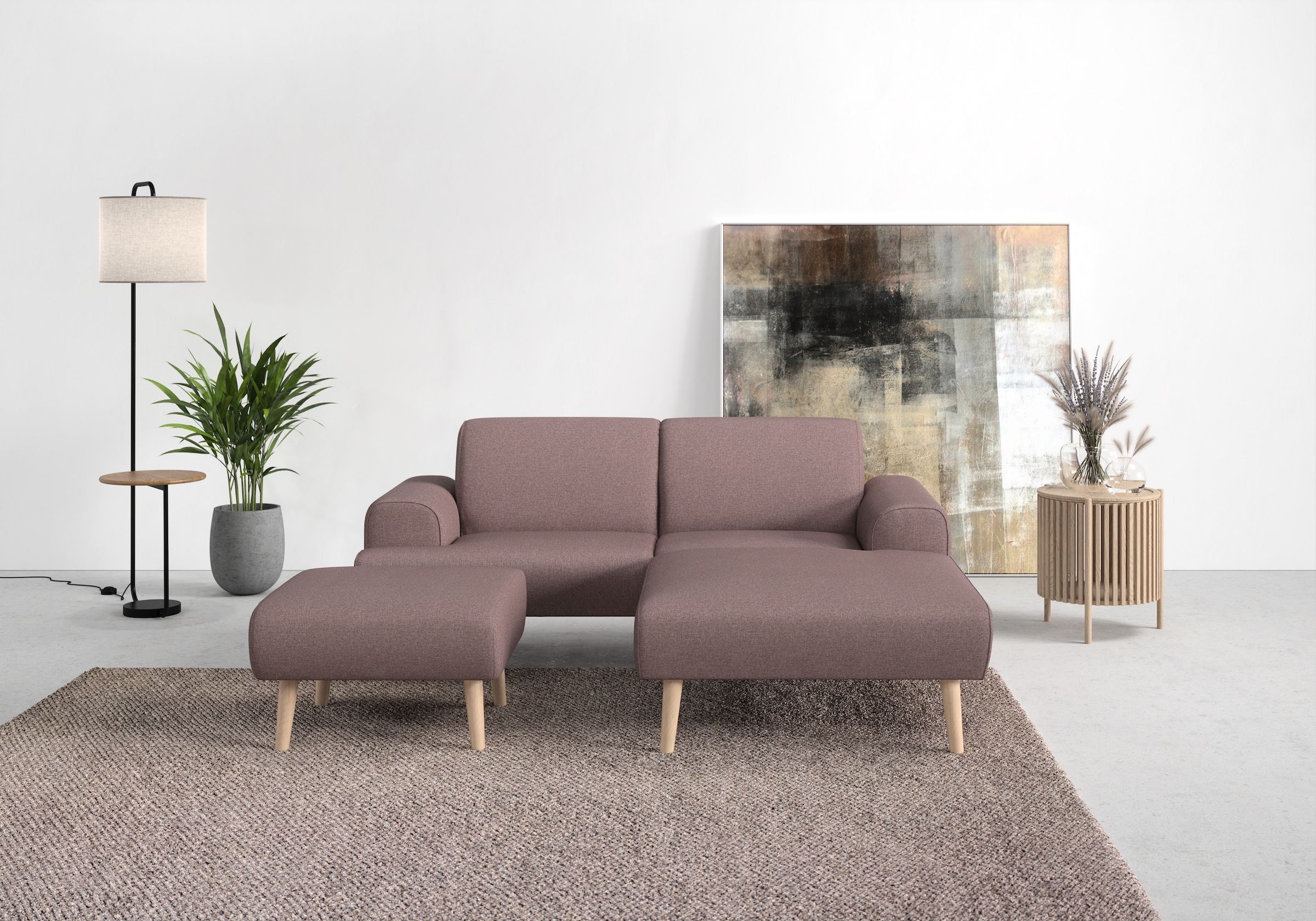 andas Ecksofa »Swift L-Form«, Federkern-Polsterung, B/T/H: 192/83/176 cm