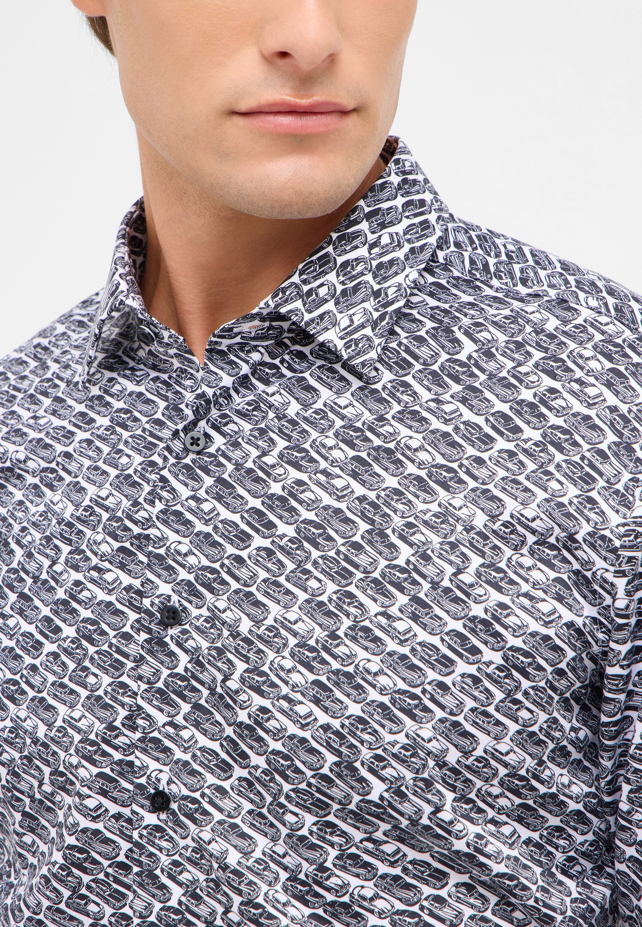 Eterna Langarmhemd »SLIM FIT« NON IRON (bügelfrei)