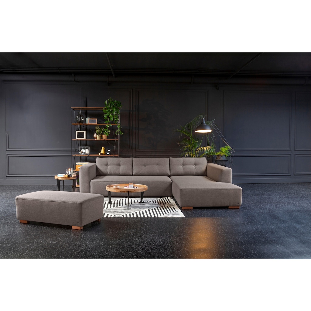 TOM TAILOR HOME Ecksofa »HEAVEN CHIC M«, aus der COLORS COLLECTION, wahlweise mit Bettfunktion & Bettkasten