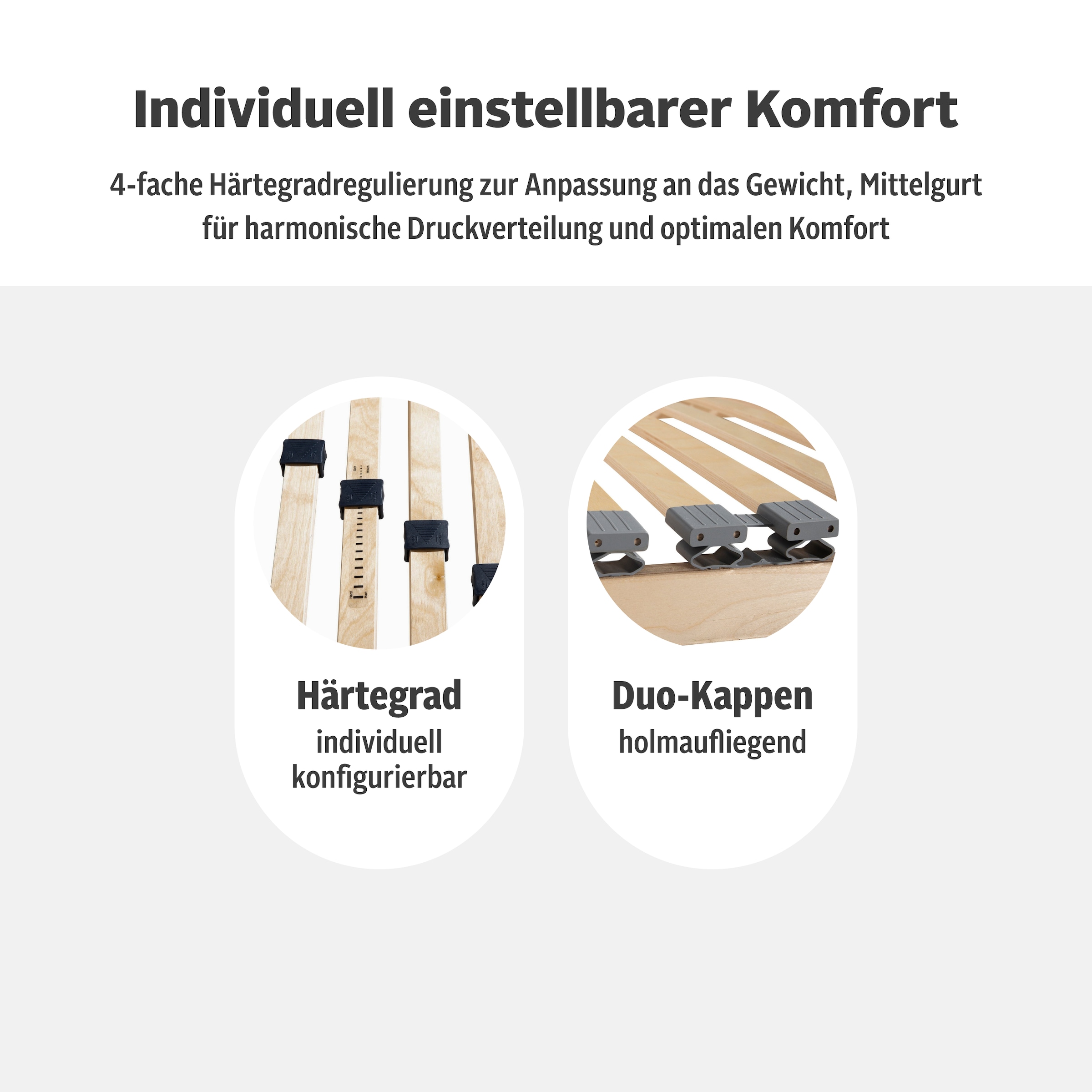 OTTO home Lattenrost »Randsfjord, 90x200, 140x200 cm und weiteren Größen« Lattenrost für alle Matratzen, langlebig, ergonomisch, 7-Zonen