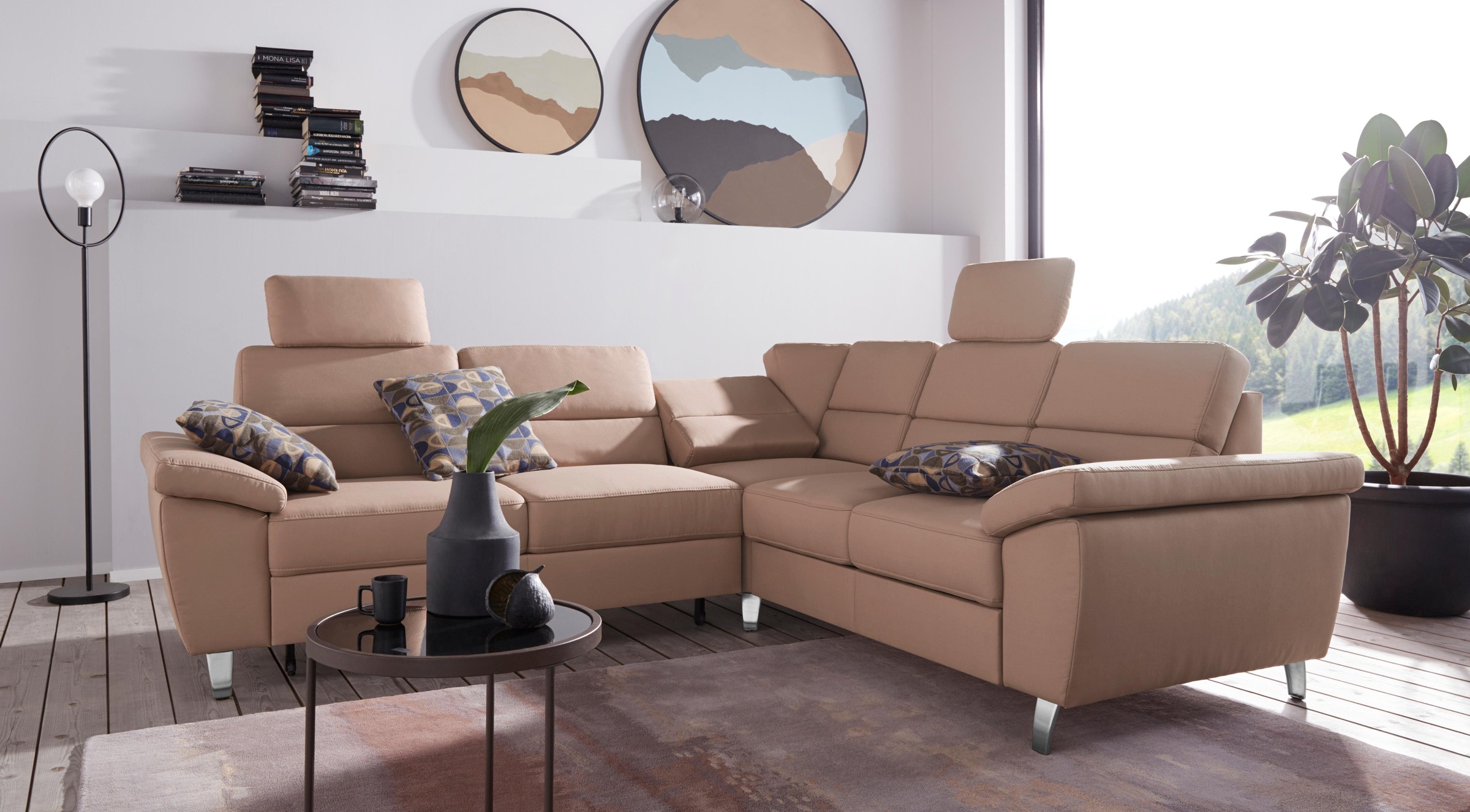 sit&more Ecksofa »Sorano L-Form«, wahlweise mit Bett- und Relaxfunktion, inkl. Bettkasten