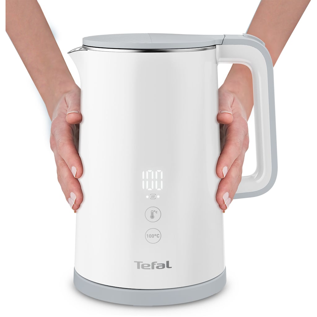 Tefal Wasserkocher »KO6931«, 1,5 l, 1800 W, 5 Temperaturstufen; Warmhaltefunktion; 360° drehbar; Live-Temperatur