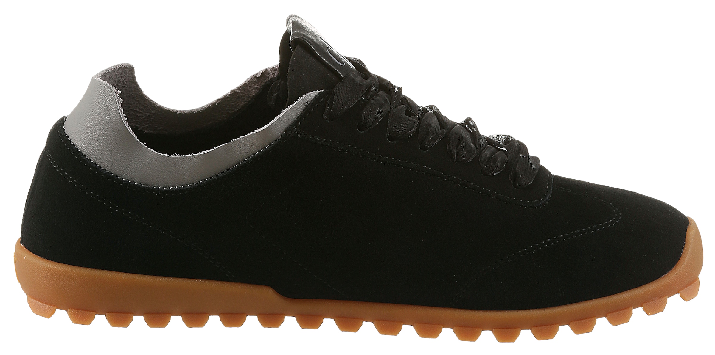 Calvin Klein Sneaker »LOW PROFILE RUN MG SUE DB LACES«  Freizeitsneaker, Halbschuh, Schnürschuh mit Profilsohle