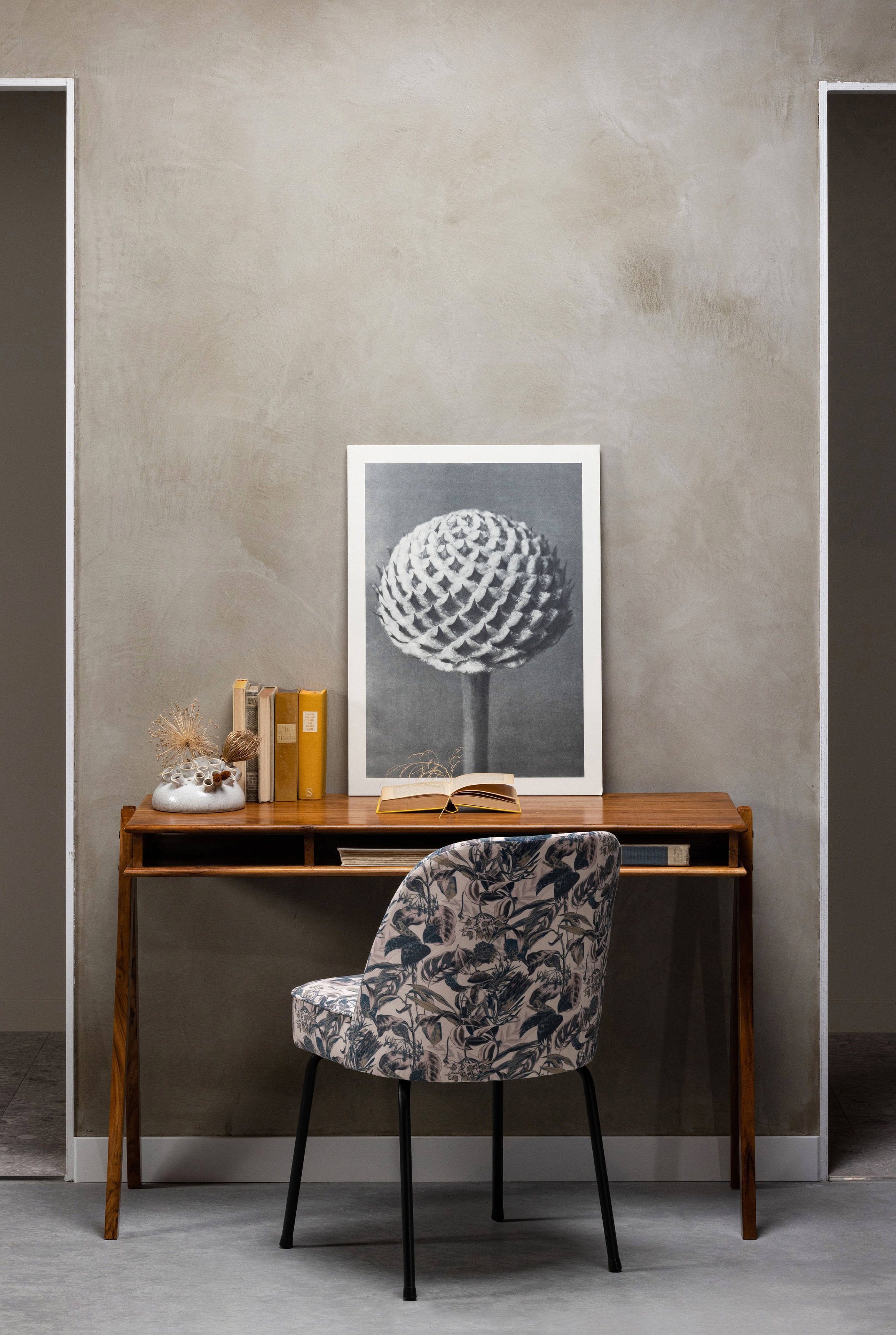 WOOOD Schreibtisch »Compartment aus Akazienholz mit drei offenen Fächern 120x50x78 cm« Tragkraft Blatt 25 kg, einfach zu montieren, sichtbare Maserung