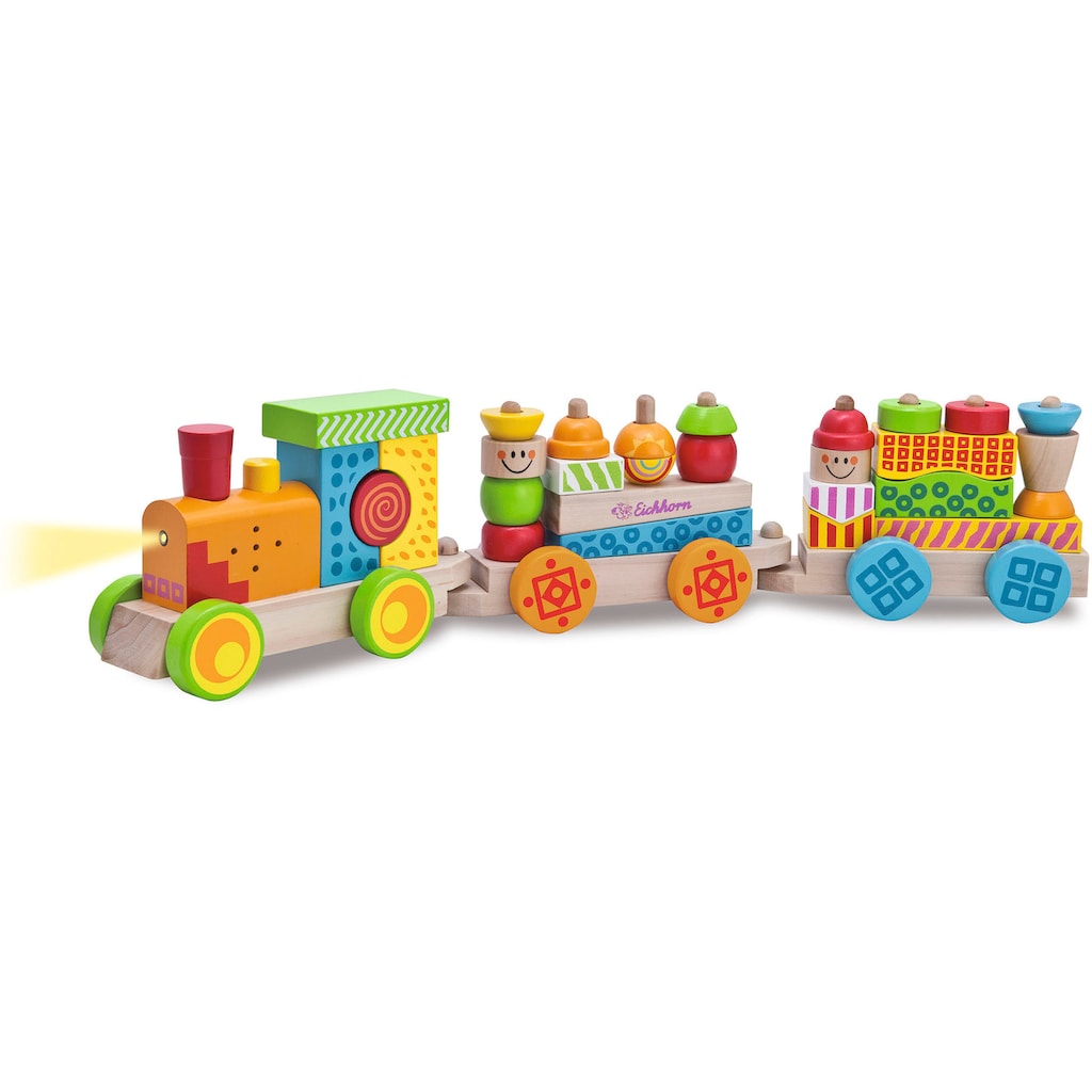 Eichhorn Spielzeug-Eisenbahn »Color, Holz-Soundzug«