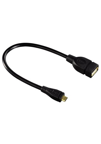 Hama USB-Kabel »USB Adapter Kabel OTG, Micro USB Stecker auf USB Buchse«, Micro-USB,... kaufen