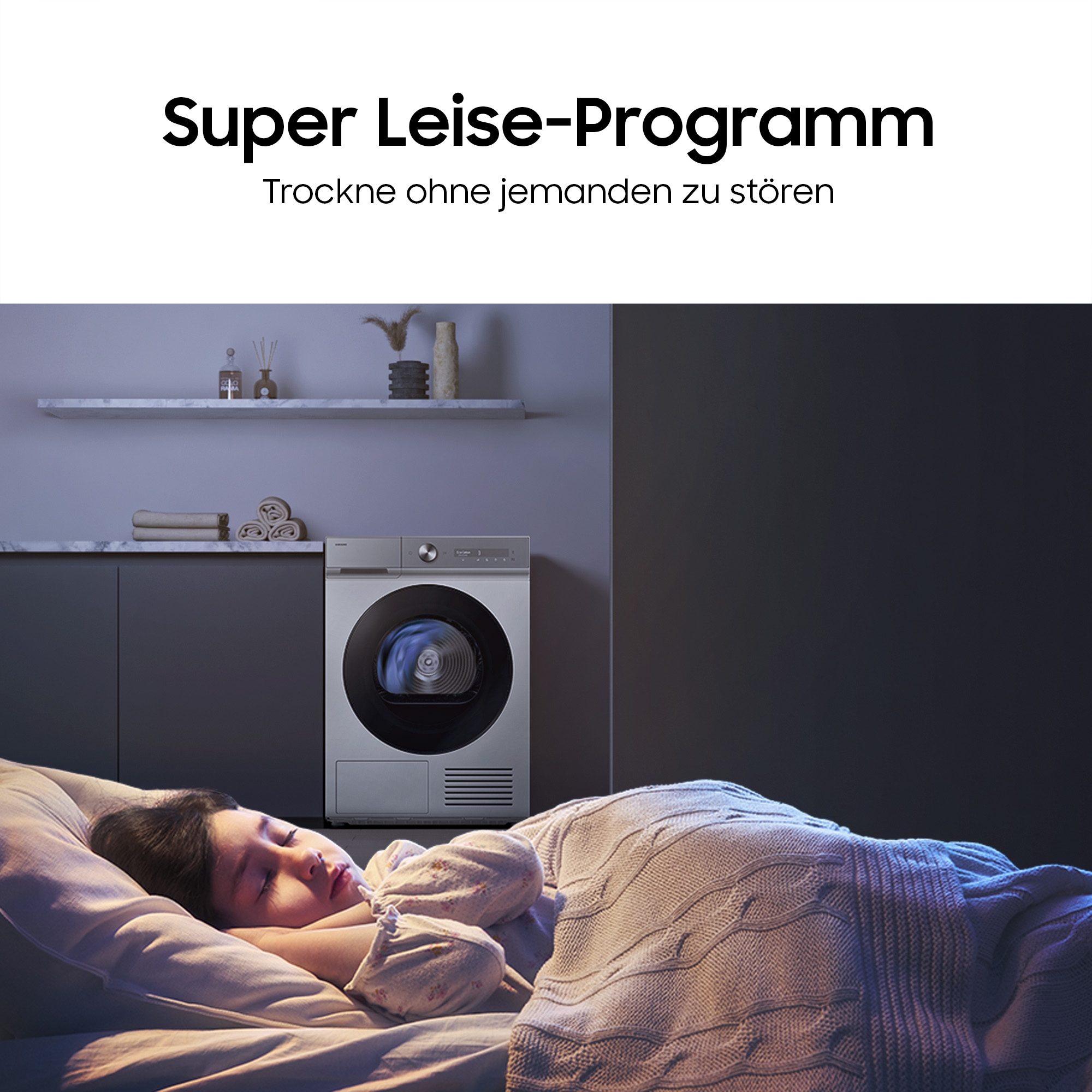 Samsung Wärmepumpentrockner »DV90DB8845GHU2« DV8400D QuickDriveᵀᴹ Option ‑ Spart bis zu 35 % Zeit