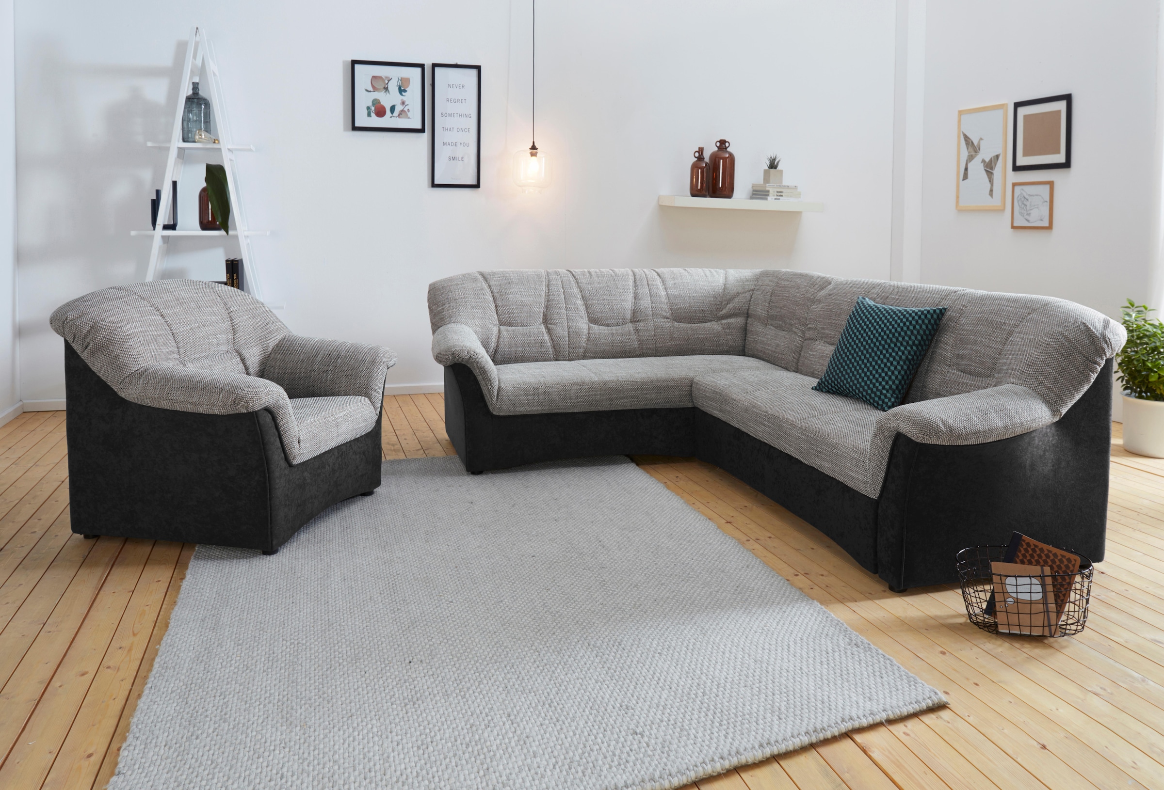 DOMO collection Sessel, mit und ohne Federkern lieferbar