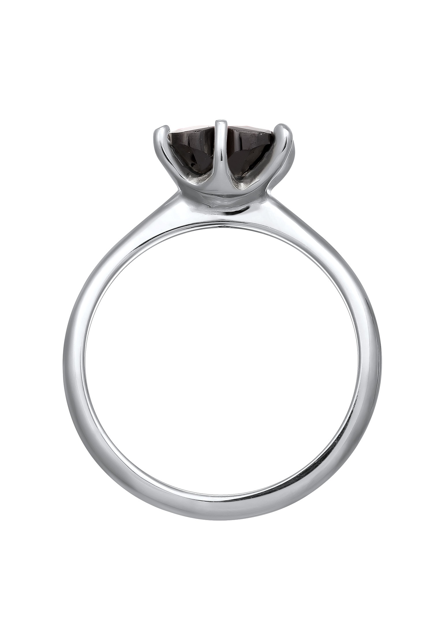 Elli Fingerring »Ring Herz Zirkonia Verlobungsring Solitär 925 Silber«