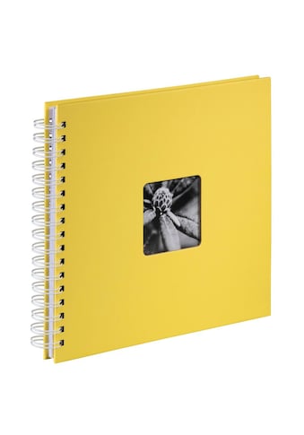 Fotoalbum »Spiral-Album "Fine Art", 28x24 cm, 50 weiße Seiten, Gelb Foto-Album«