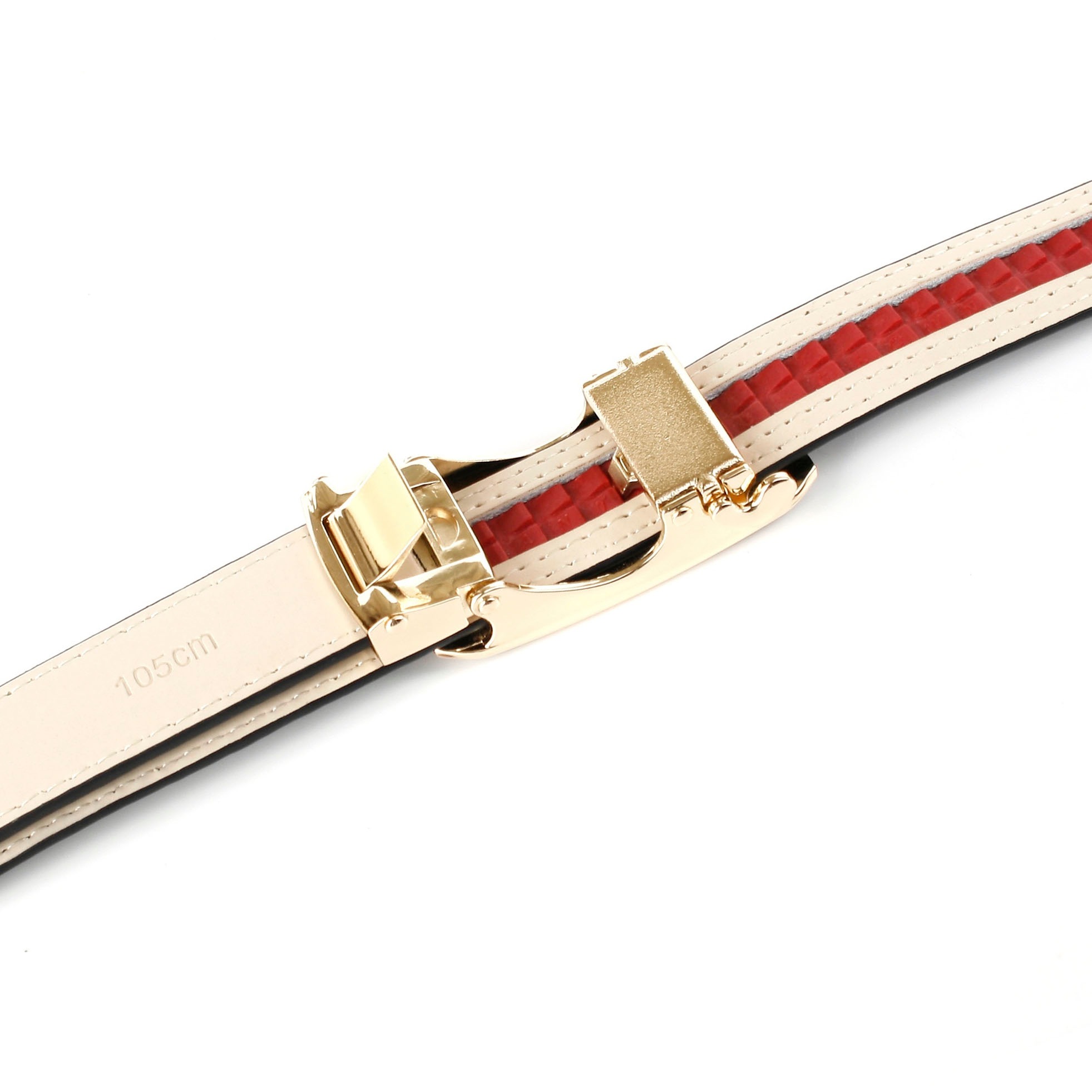 Anthoni Crown Ledergürtel Schmaler Ledergürtel in schwarz