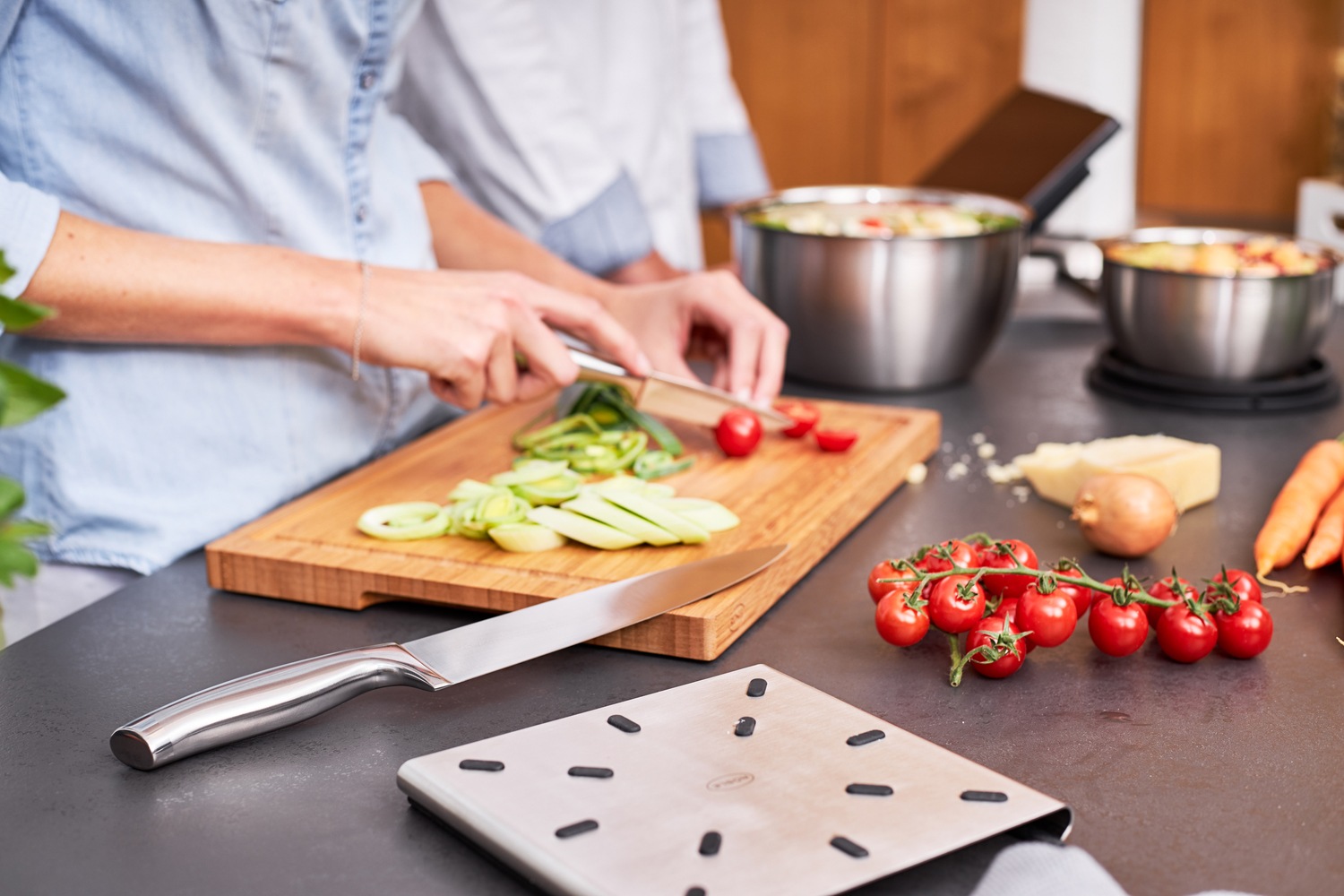 RÖSLE Kochmesser »Basic Line«, (1 tlg.), für Fleisch und Gemüse, Klingenspezialstahl, ergonomischer Griff