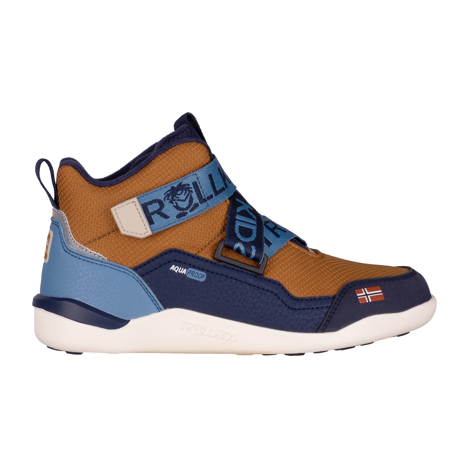 TROLLKIDS Barfußschuh »KIDS NORDFJORD BAREFOOT WINTER HIKER«  wasserdicht, warmes Fleecefutter