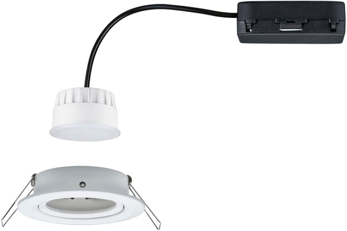 Paulmann LED Einbauleuchte »LED Einbauleuchte Nova Coin rund 84mm 50°« LED-Modul 1 Stk. Tageslichtweiß Memoryfunktion, Farbwechsler, Farbsteuerung, Dimmer, Smart Home