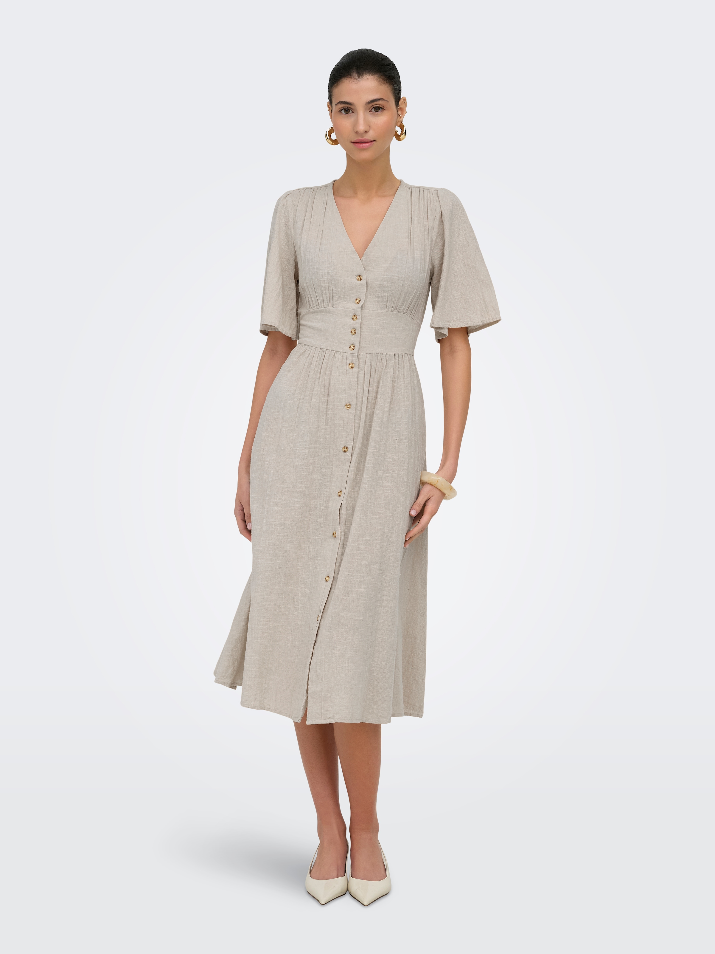 ONLY Sommerkleid »ONLTIZANA 2/4 MIDI DRESS WVN NOOS«