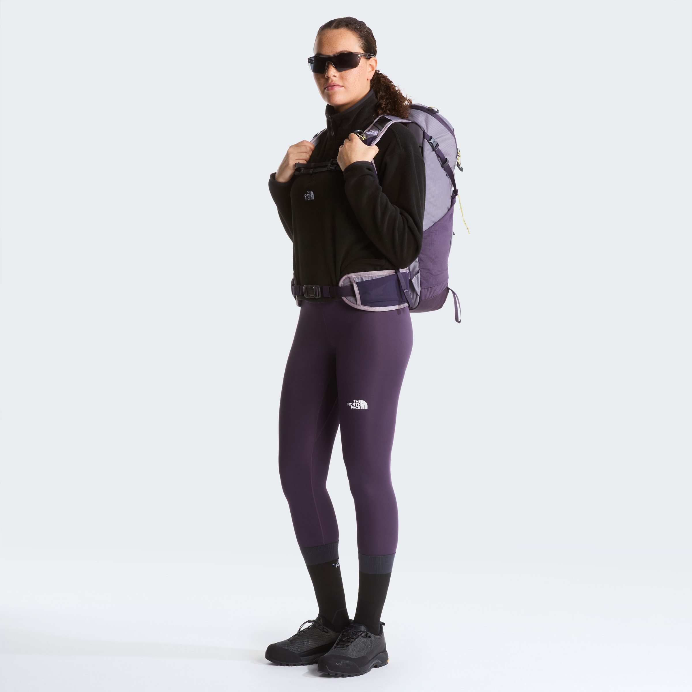 The North Face Fleeceshirt »W NOVELTY LOGO GLACIER 1/4 ZIP« sportlicher Stil, wasserabweisend, windabweisend, schnell trocknend