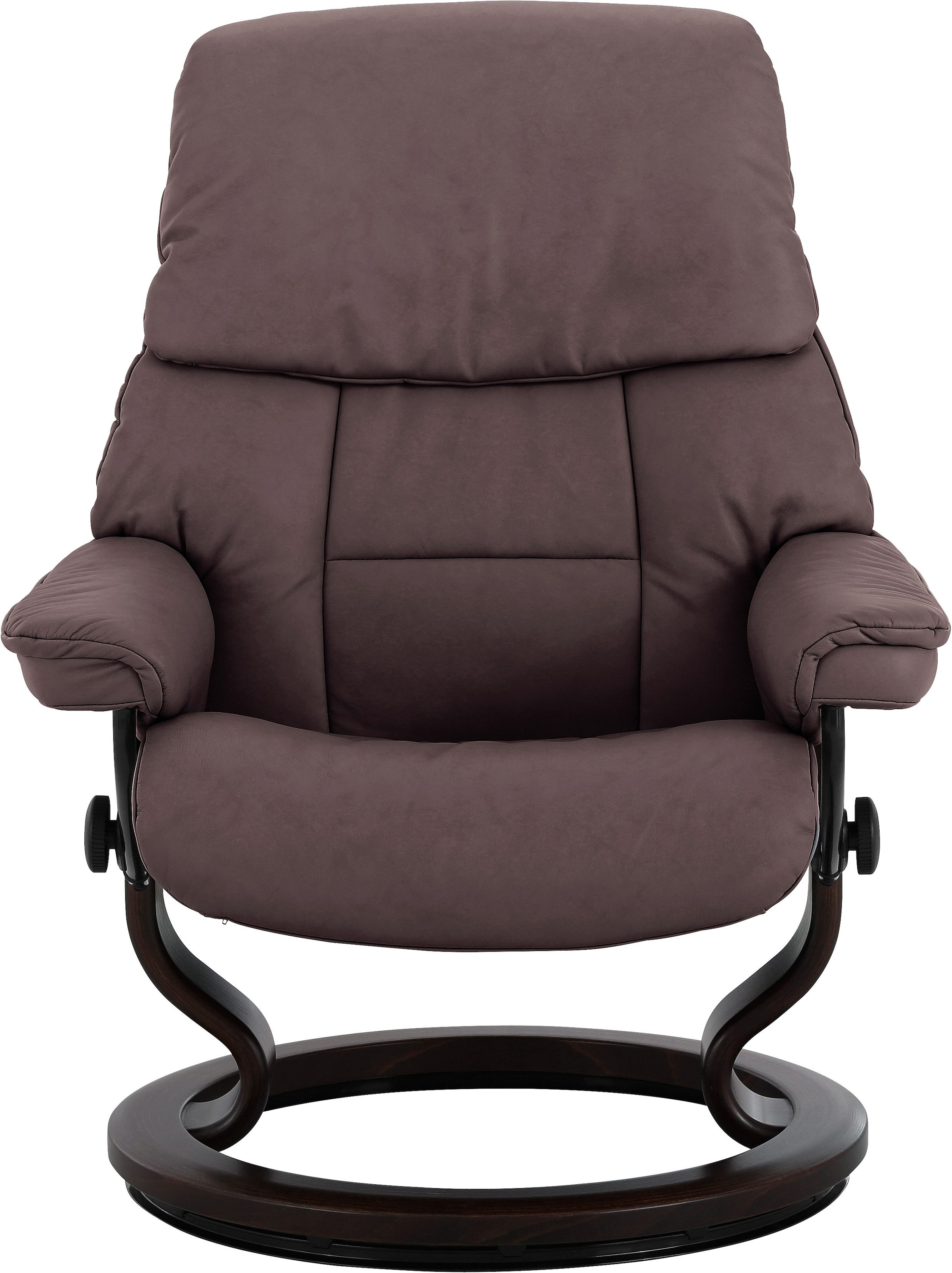 Stressless® Relaxsessel »Ruby« Set, Relaxsessel mit Hocker,  mit Classic Base, Größe L, Gestell Eiche, Wenge, Braun & Schwarz