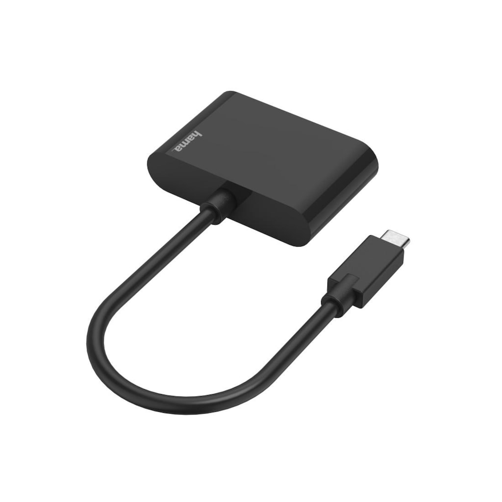 Hama USB-Adapter »Video-Adapter 2in1 USB-C-Stecker-VGA & HDMI™-Buchse Ultra-HD 4K«, USB-C zu HDMI-VGA, 10 cm